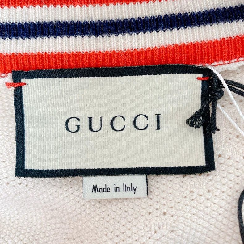 Gucci Gucci Red striped knitted cardigan jacket 2504-Nextarrow Size M / US 6-8 / IT 42-44 - 5 Thumbnail