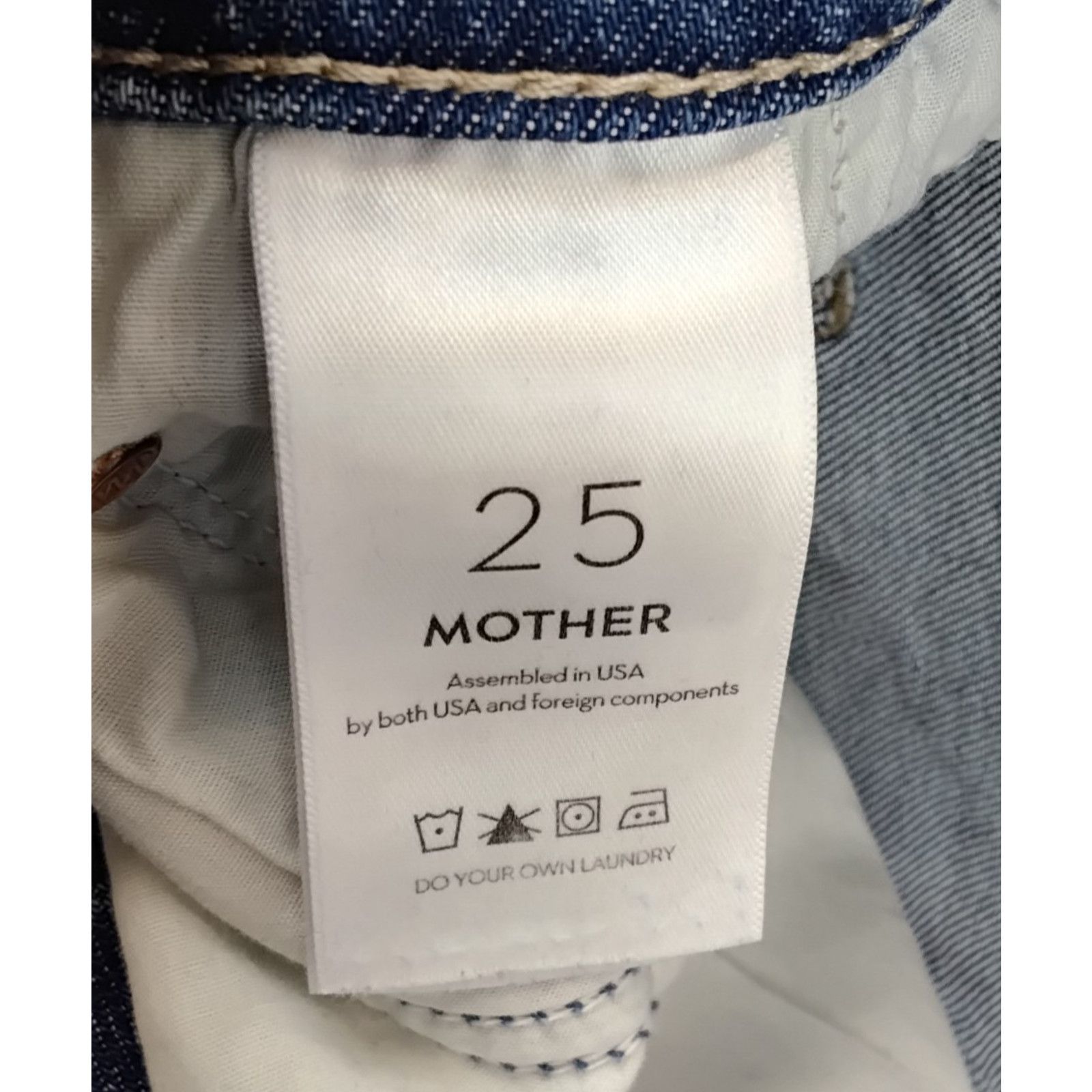 MOTHER Mother Jeans High Waisted Rider Skimp Women's 25" Waist Size 25" / US 0 / IT 36 - 8 Thumbnail