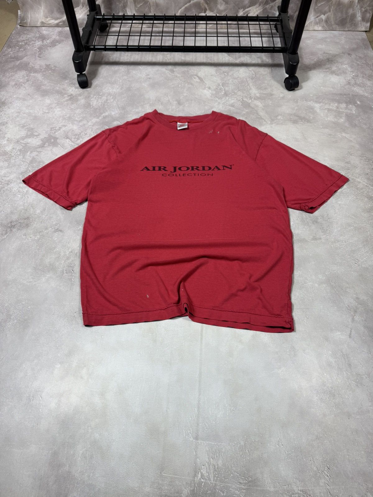 Jordan Brand Rare 90s Nike Air Jordan Fade Distressed T-shirt Size US XL / EU 56 / 4 - 2 Thumbnail