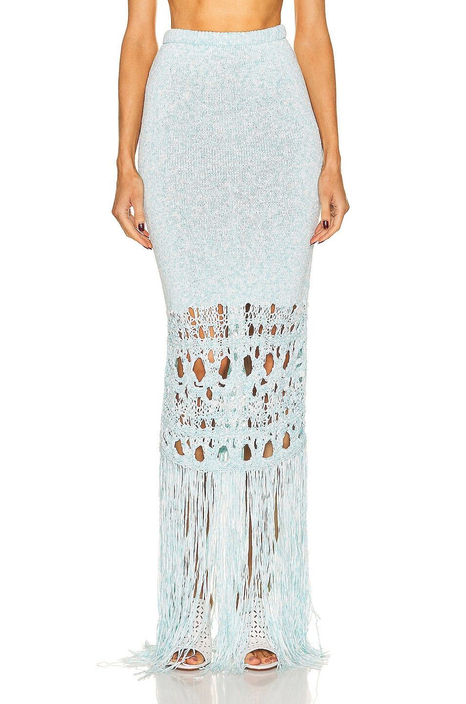 Christopher Esber Crochet Fringe Skirt Size 26" / US 2 / IT 38 - 4 Thumbnail