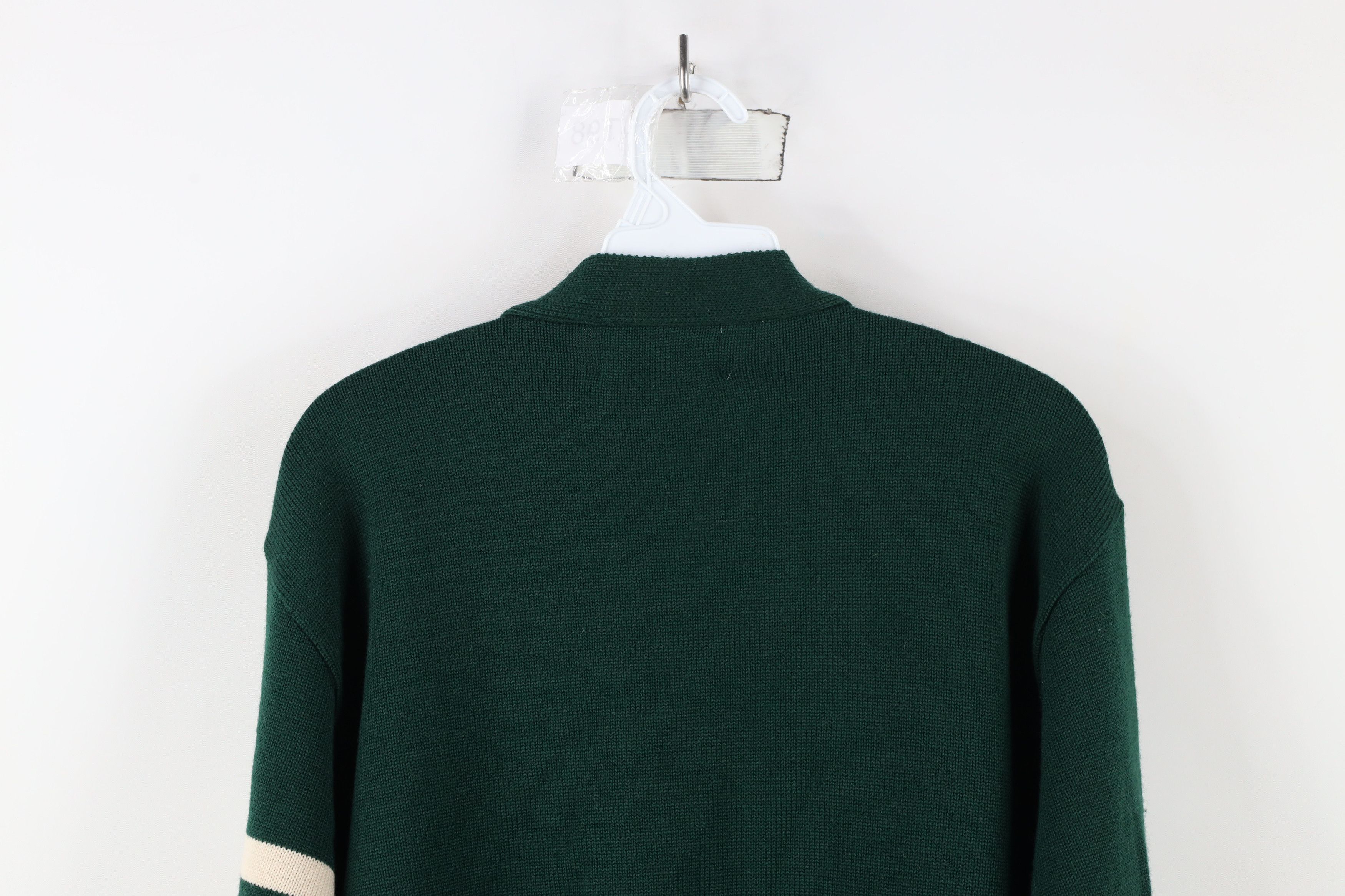Vintage Vintage 90s Streetwear Varsity Letterman Cardigan Sweater Size US L / EU 52-54 / 3 - 13 Thumbnail
