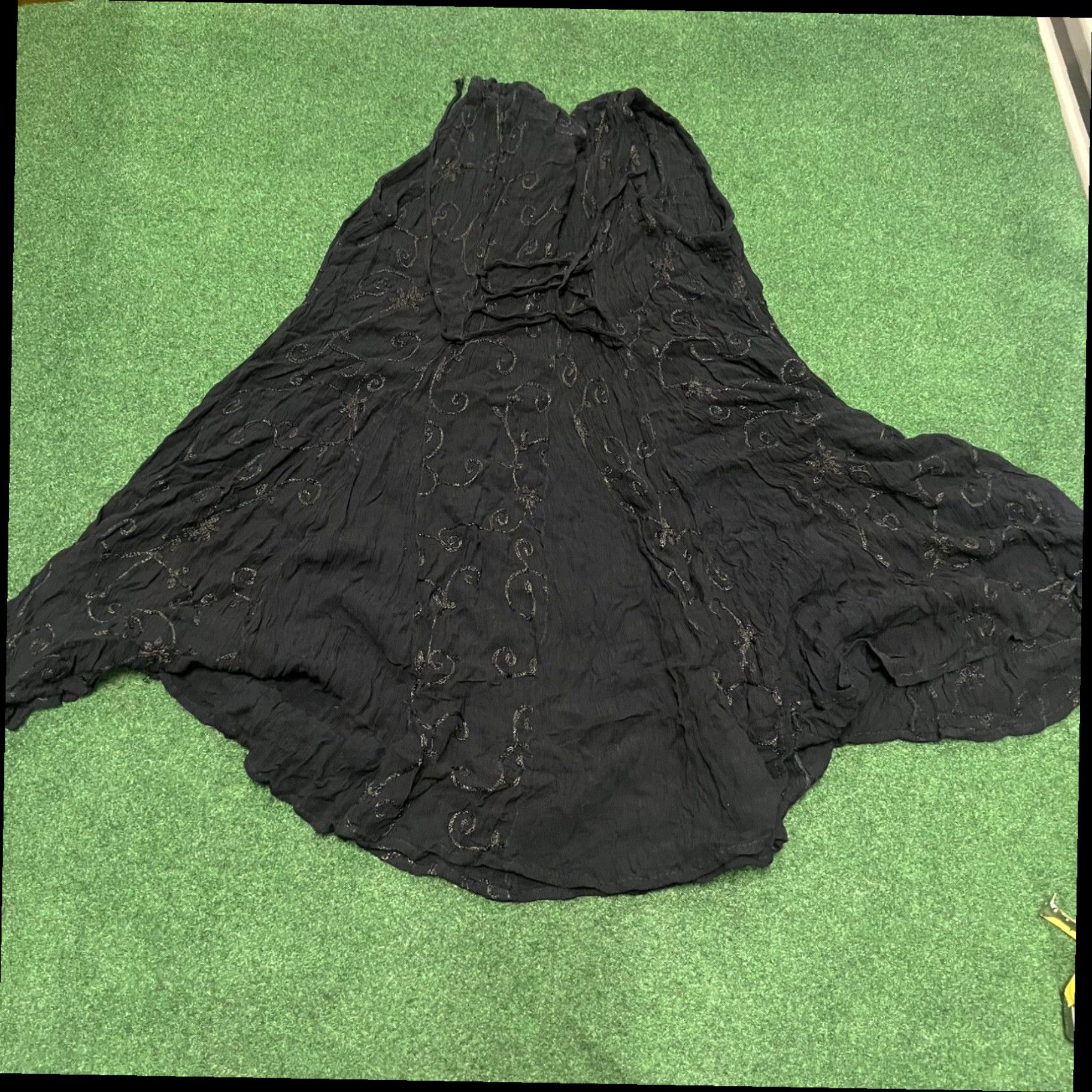 Vintage Vintage Xotica Dress Women's XL Maxi Goth Beach Summer Cover Up Size XL / US 12-14 / IT 48-50 - 5 Thumbnail
