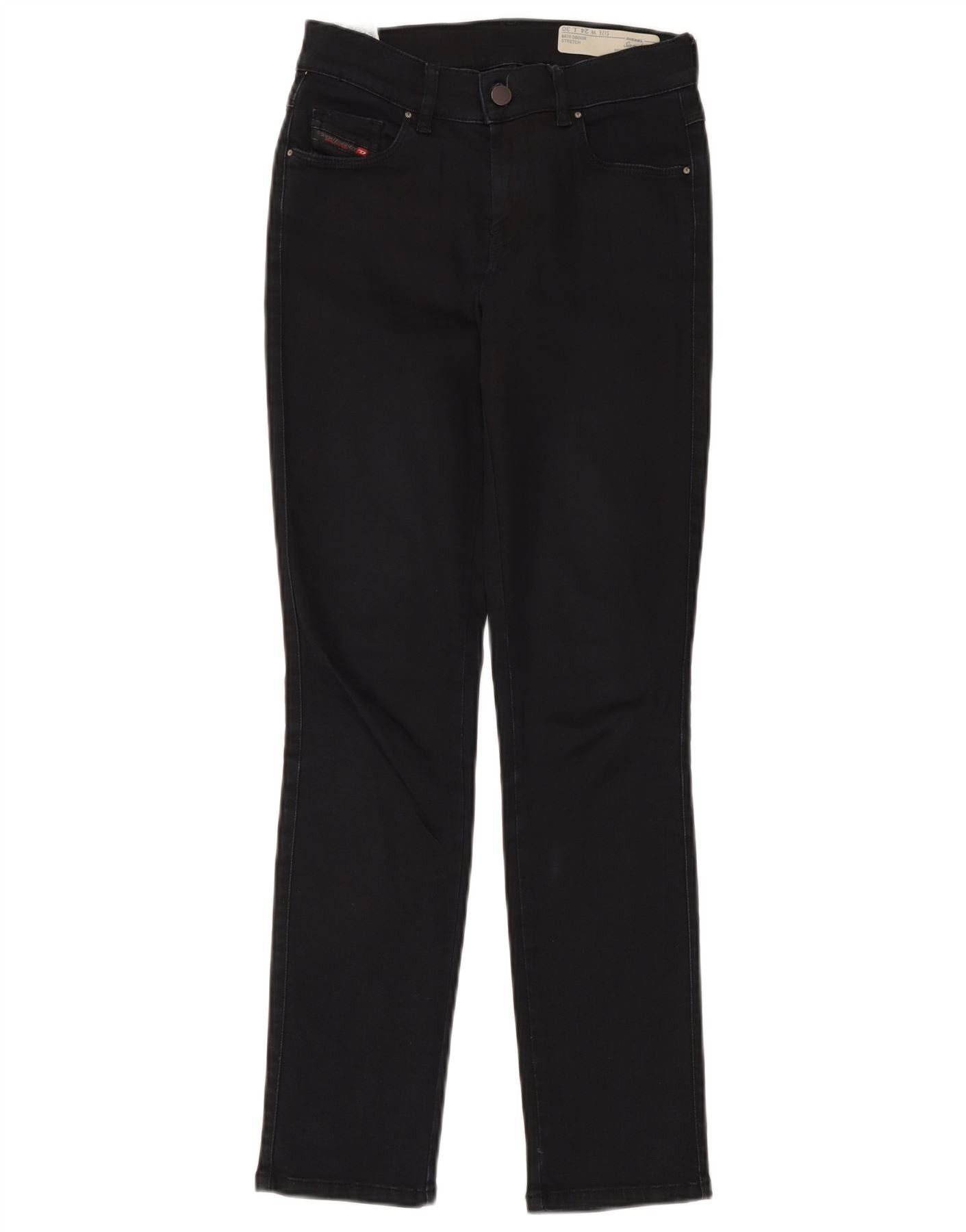 Diesel Womens Sandy Regular Slim Fit Straight Jeans W24 L30 Navy Bl Size 42" / US 20 - 1 Thumbnail
