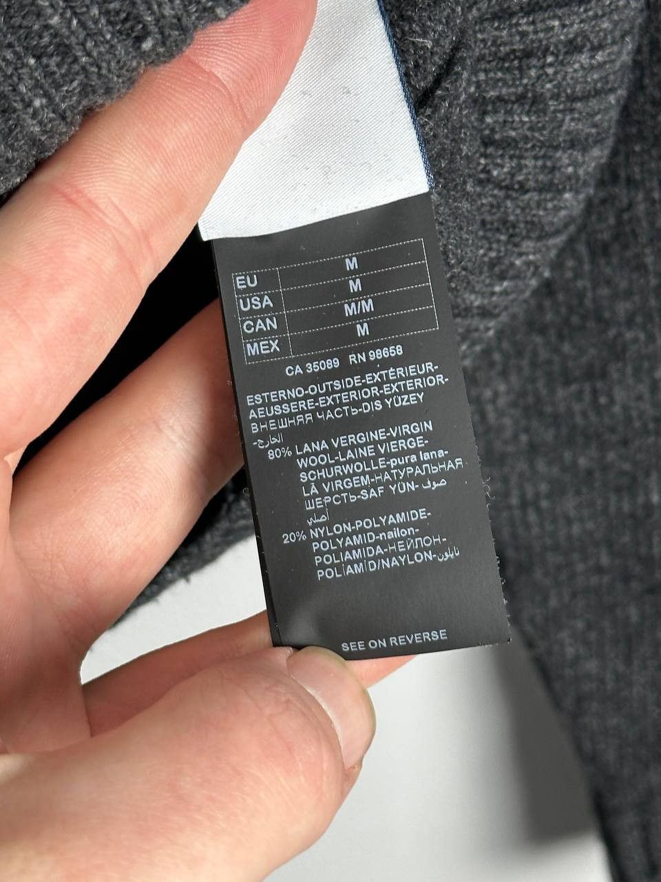 Paul & Shark Vintage Paul & Shark Grey Wool Knitted Sweater Size US M / EU 48-50 / 2 - 8 Thumbnail
