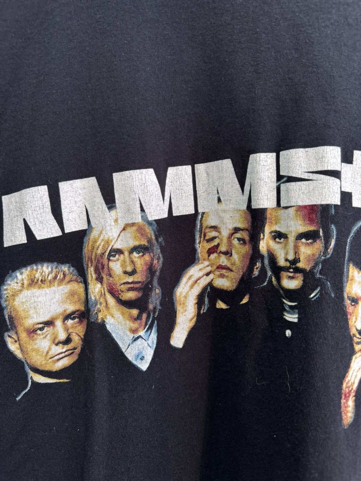 Band Tees Rare 90s single stitch Rammstein band t shirt Size US M / EU 48-50 / 2 - 8 Thumbnail