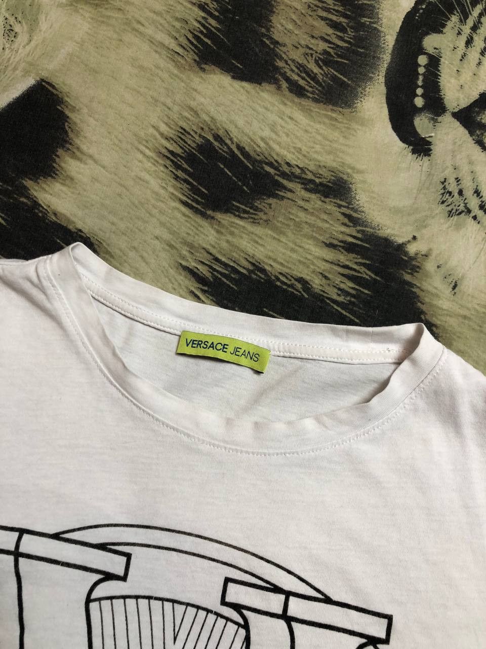 Versace Jeans Couture Versace Jeans Logo White Tee Shirt streetwear Size US M / EU 48-50 / 2 - 6 Thumbnail