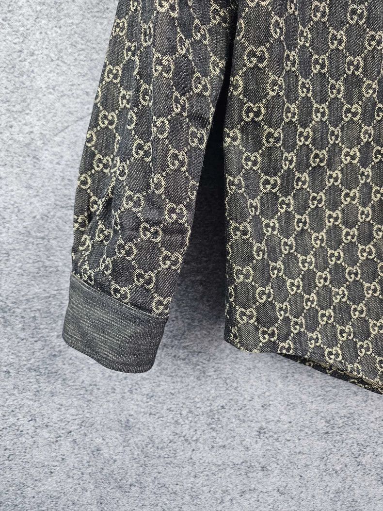 Gucci Gucci Printed Denim Jacket in Size 48-2506 Size US L / EU 52-54 / 3 - 5 Thumbnail