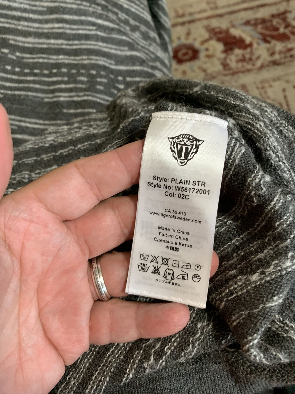 Tiger of Sweden Plain STR Crewneck sweater Size US L / EU 52-54 / 3 - 10 Thumbnail
