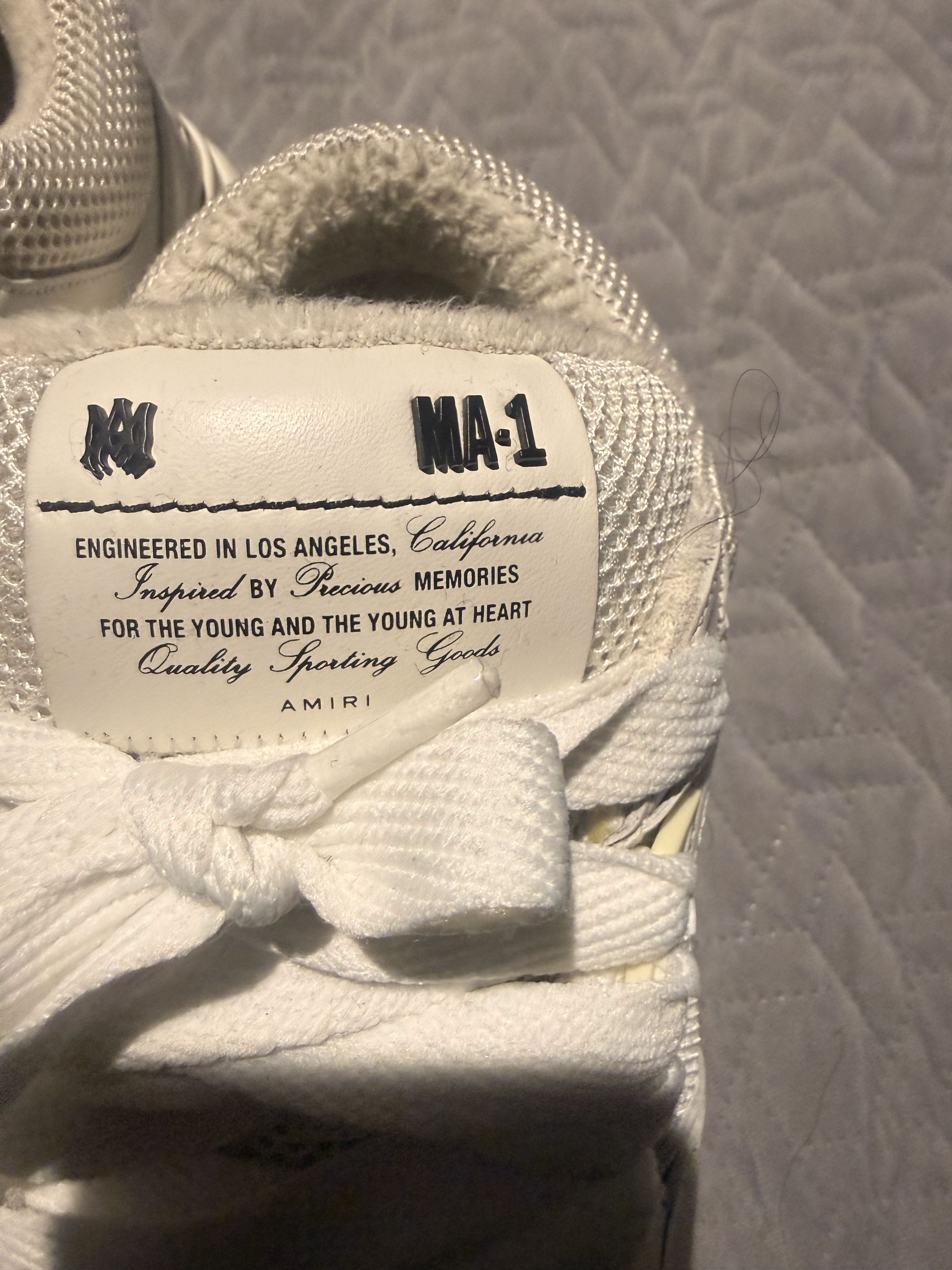 Amiri Amiri MA-1 White Sneakers Size US 9 / EU 42 - 4 Thumbnail