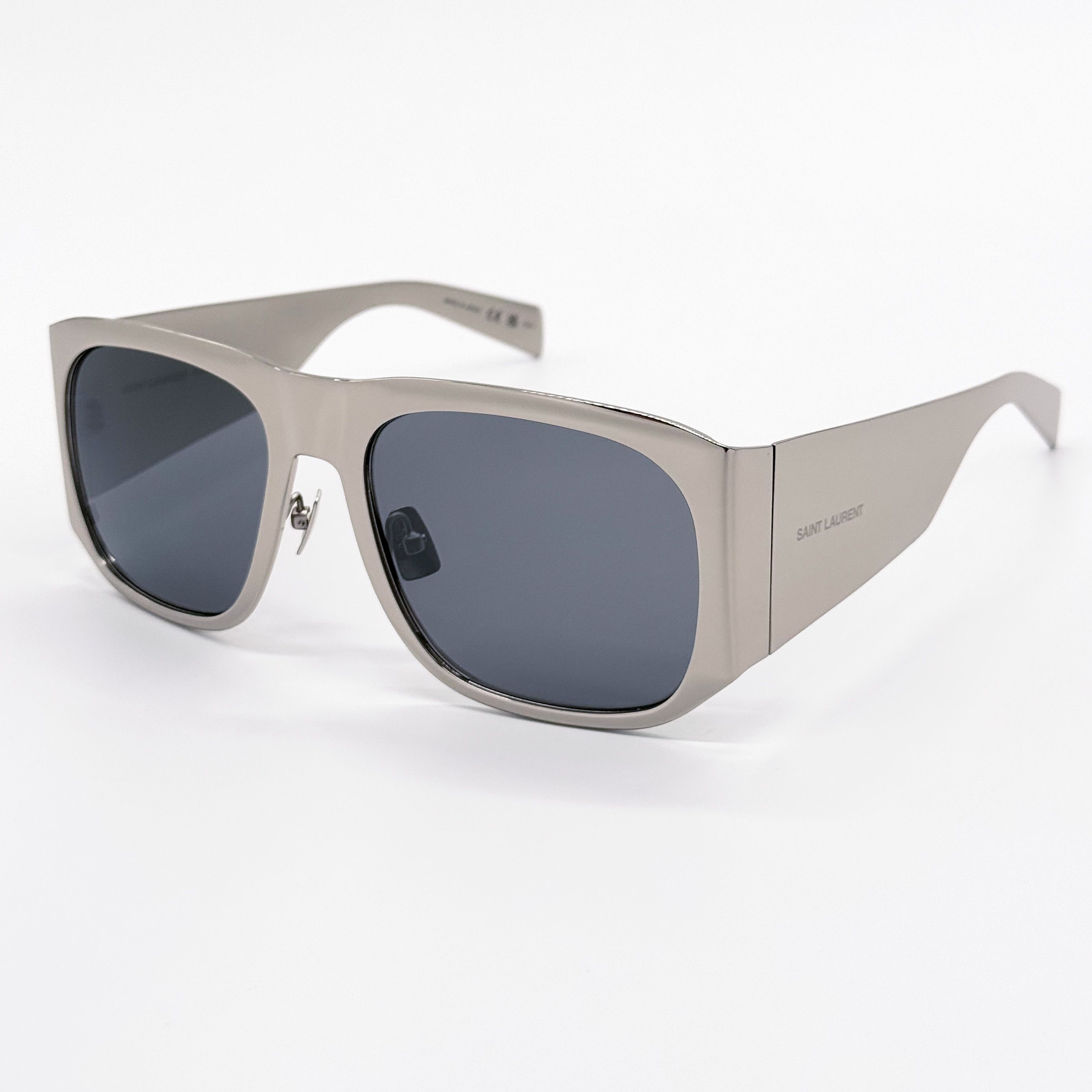 Saint Laurent Paris NEW SAINT LAURENT SL636 002 SUNGLASSES UNISEX SQUARE SL 636 Size ONE SIZE - 3 Thumbnail