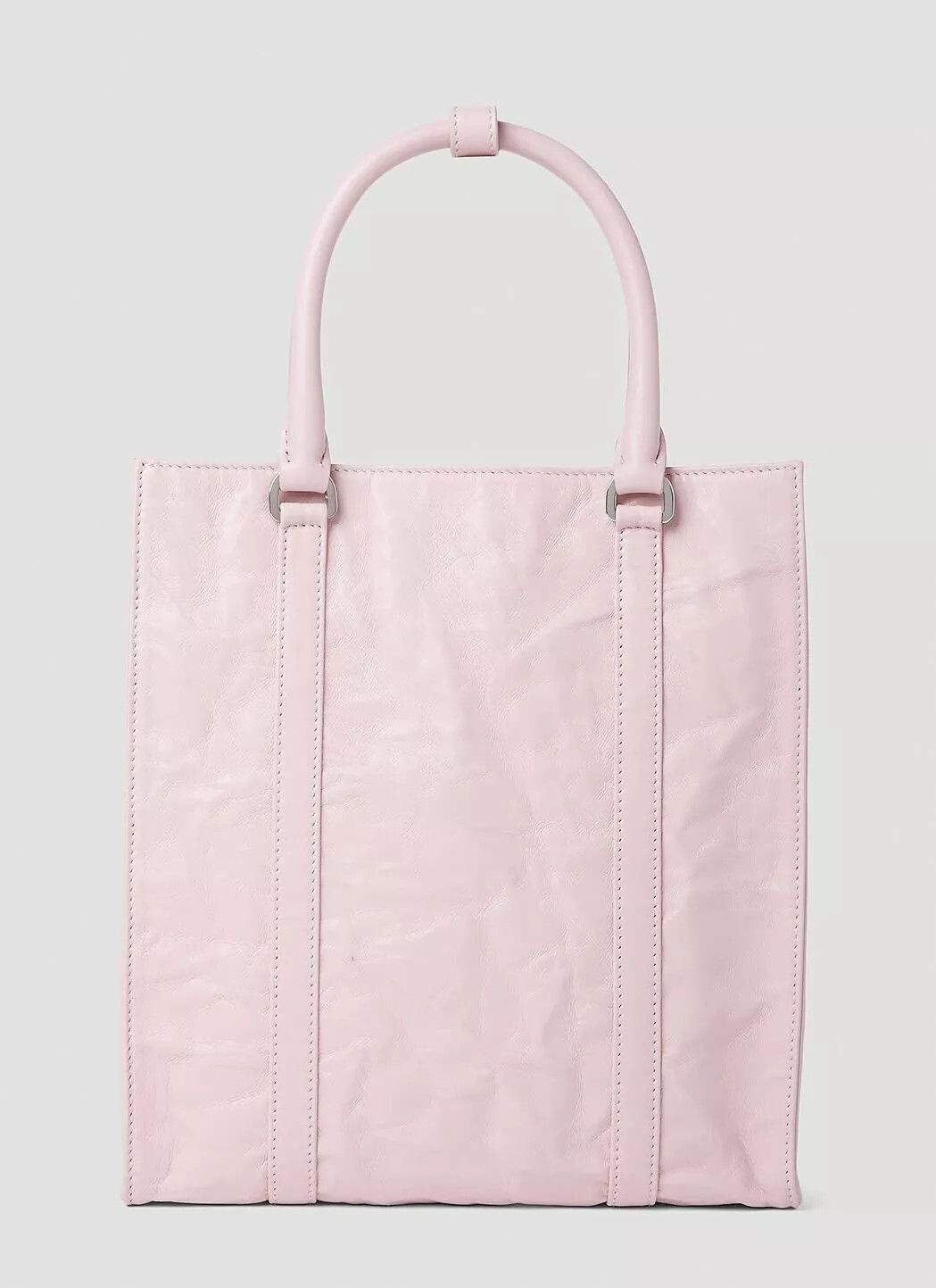Prada PRADA Pink Leather Tote Bag New Size ONE SIZE - 2 Thumbnail