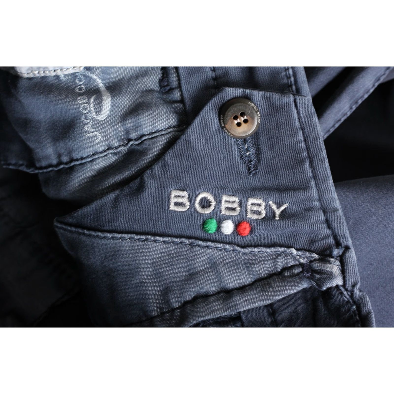 Jacob Cohen JACOB COHEN ACADEMY BOBBY Comfort Stretch Chino Trousers Men 32 Regular Blue Cotton Elastane Slim 30x30 DZ7778 Size US 32 / EU 48 - 6 Thumbnail