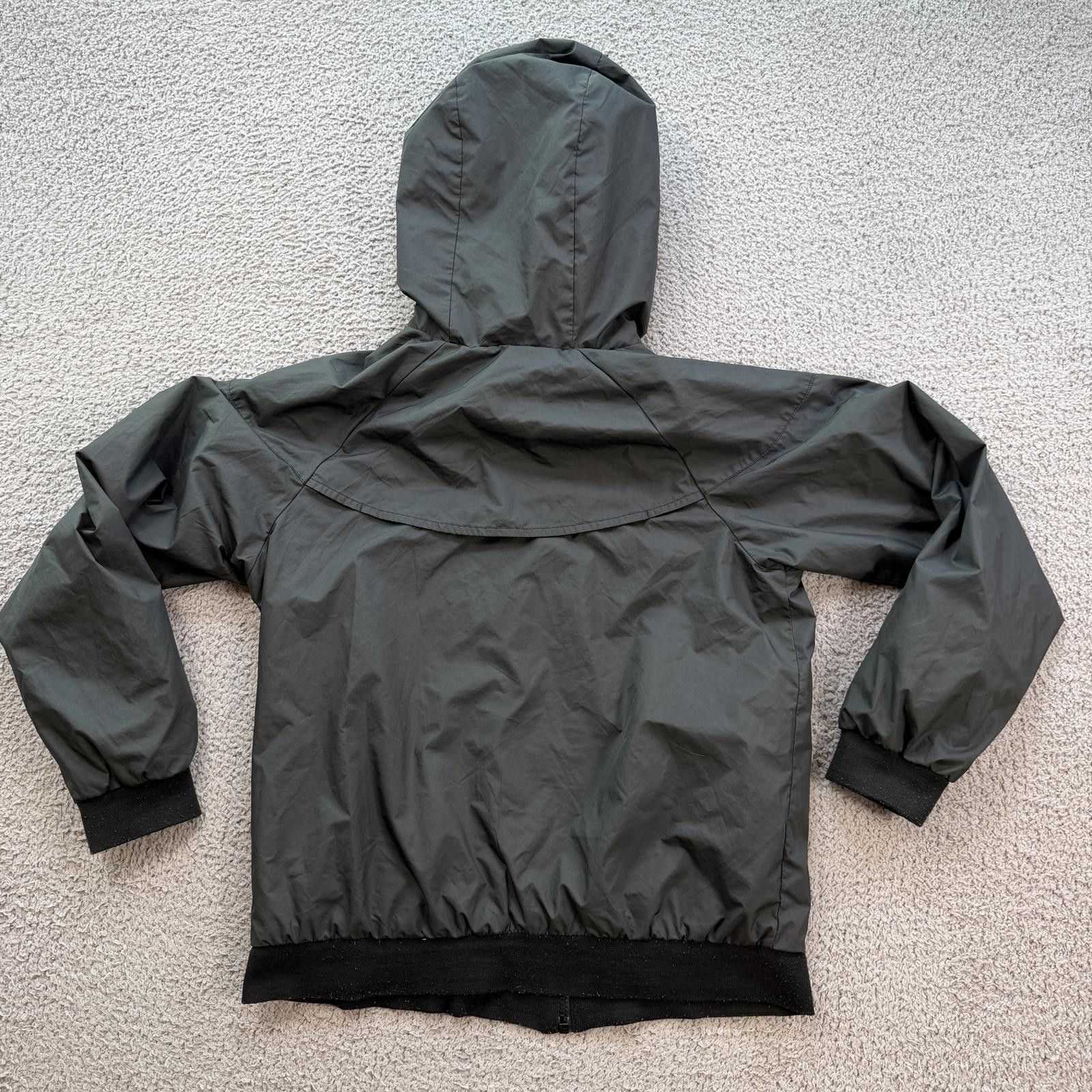 Nike Nike Windbreaker Jacket Mens Large Gray Full Zip Hooded Size US L / EU 52-54 / 3 - 2 Thumbnail