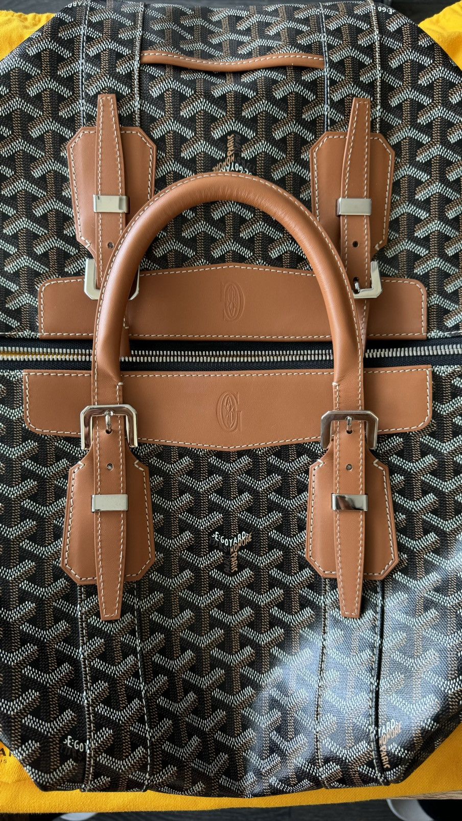 Goyard Goyard 45 Bowling Boeing Foldable Duffle Hand Bag Size ONE SIZE - 5 Thumbnail