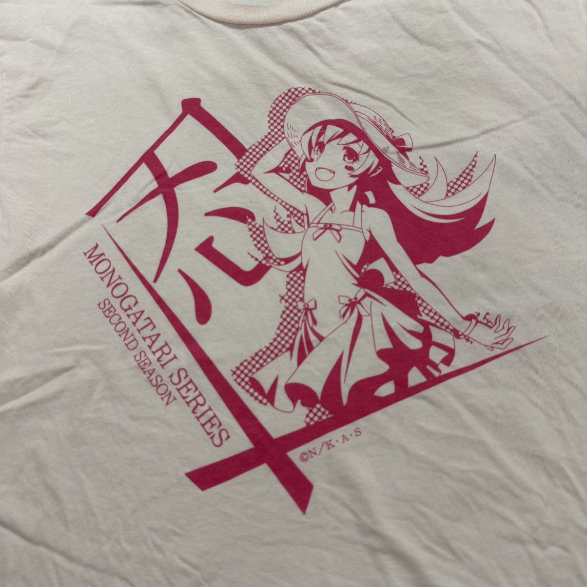 Anime Anime Monogatari Series Character Nadeko Sengoku Tshirt Size US M / EU 48-50 / 2 - 3 Thumbnail