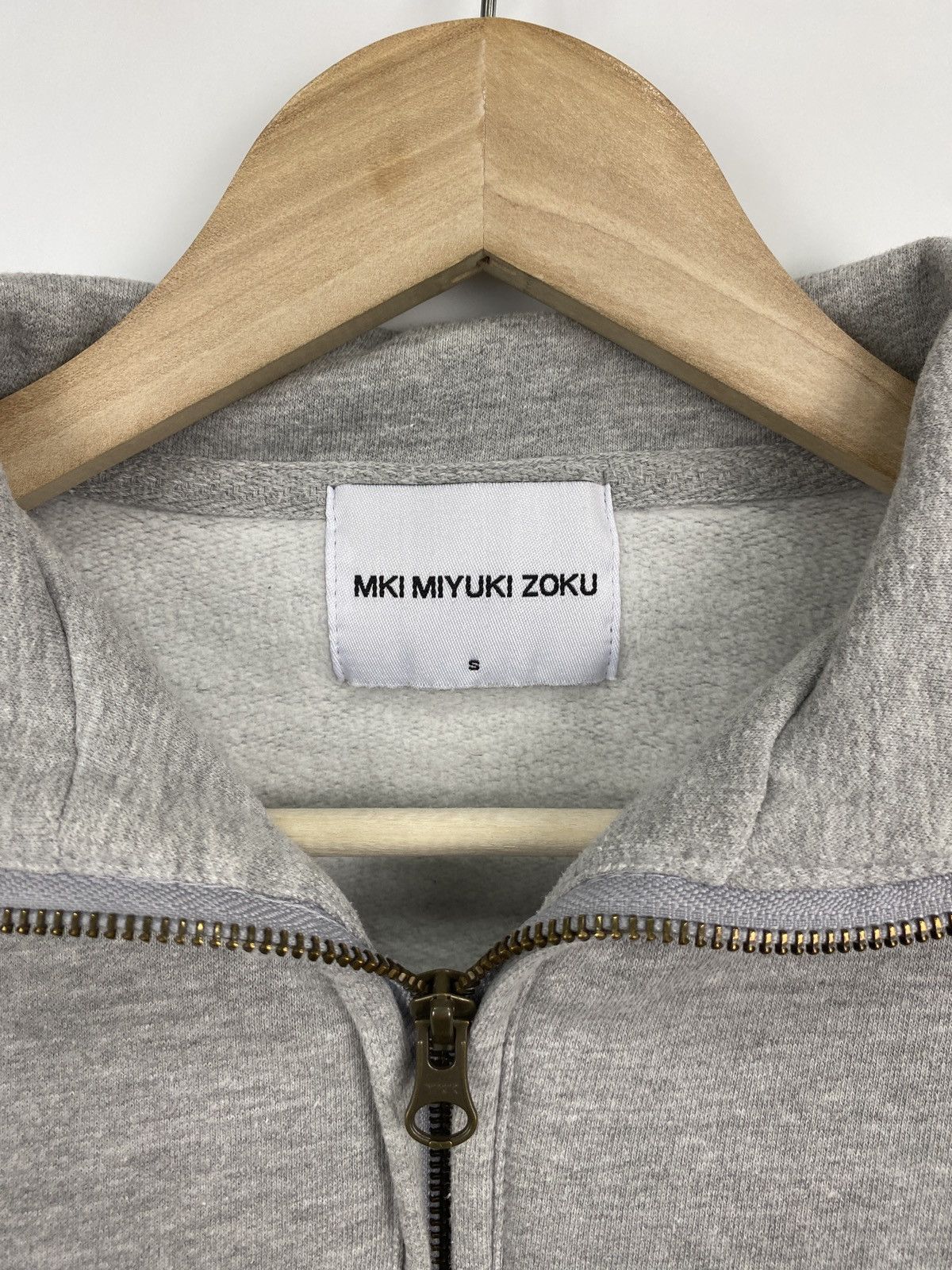 Mki Miyuki Zoku 🇯🇵 Mki Miyuki Zoku 1/4 zip Sweatshirt Casual Japan Style Y2K Size US S / EU 44-46 / 1 - 5 Thumbnail