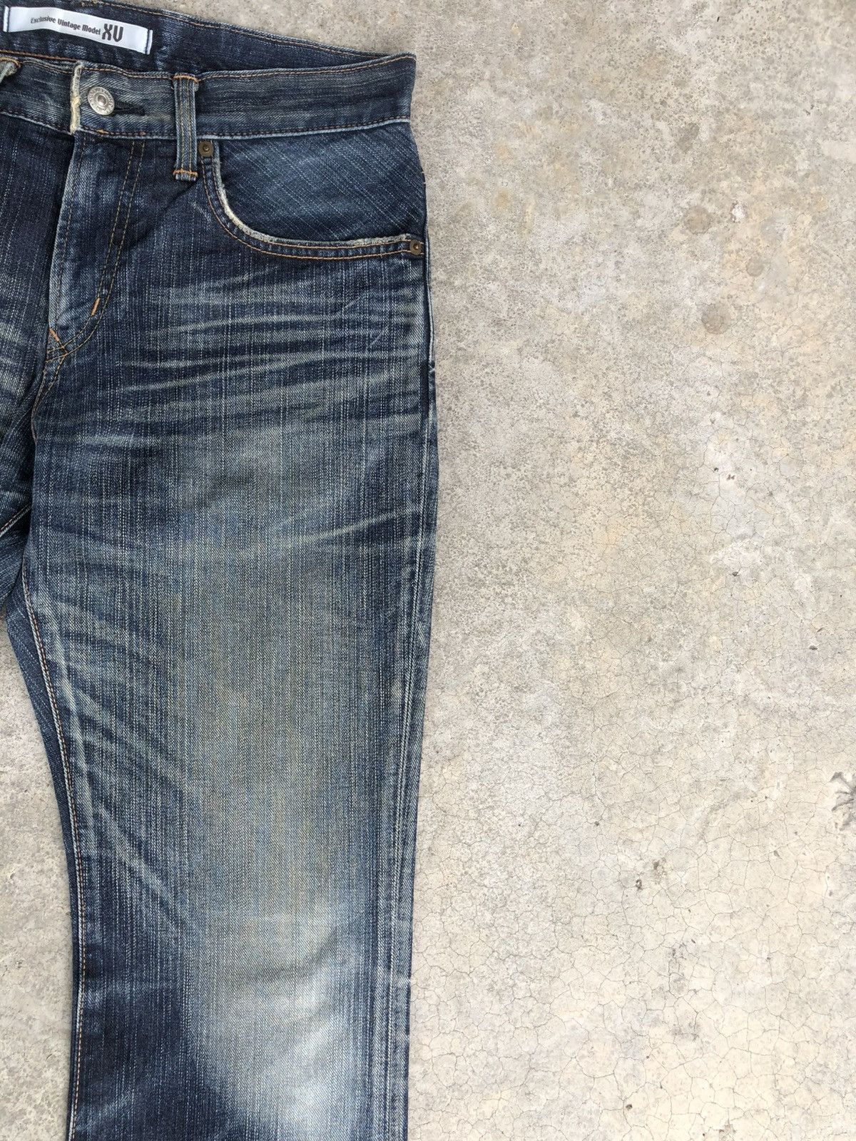 Le Grande Bleu (L.G.B.) Edwin XV Flared Jeans Bootcut Distressed Jeans Size US 31 - 5 Thumbnail