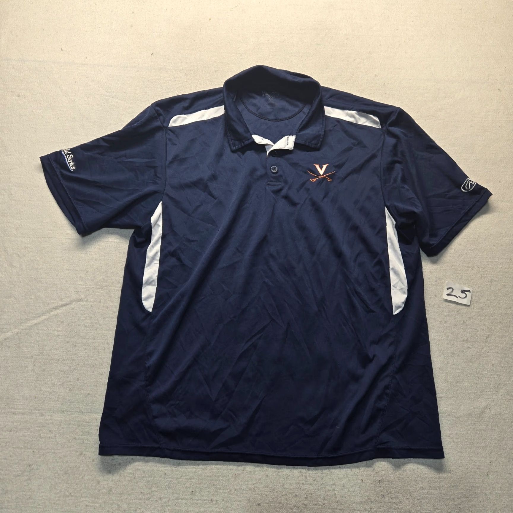 Vintage VINTAGE Virginia Cavaliers Polo Shirt Men 2XL Blue UVA College Sports Shirt Polo 2XL Mens Size US XXL / EU 58 / 5 - 2 Thumbnail