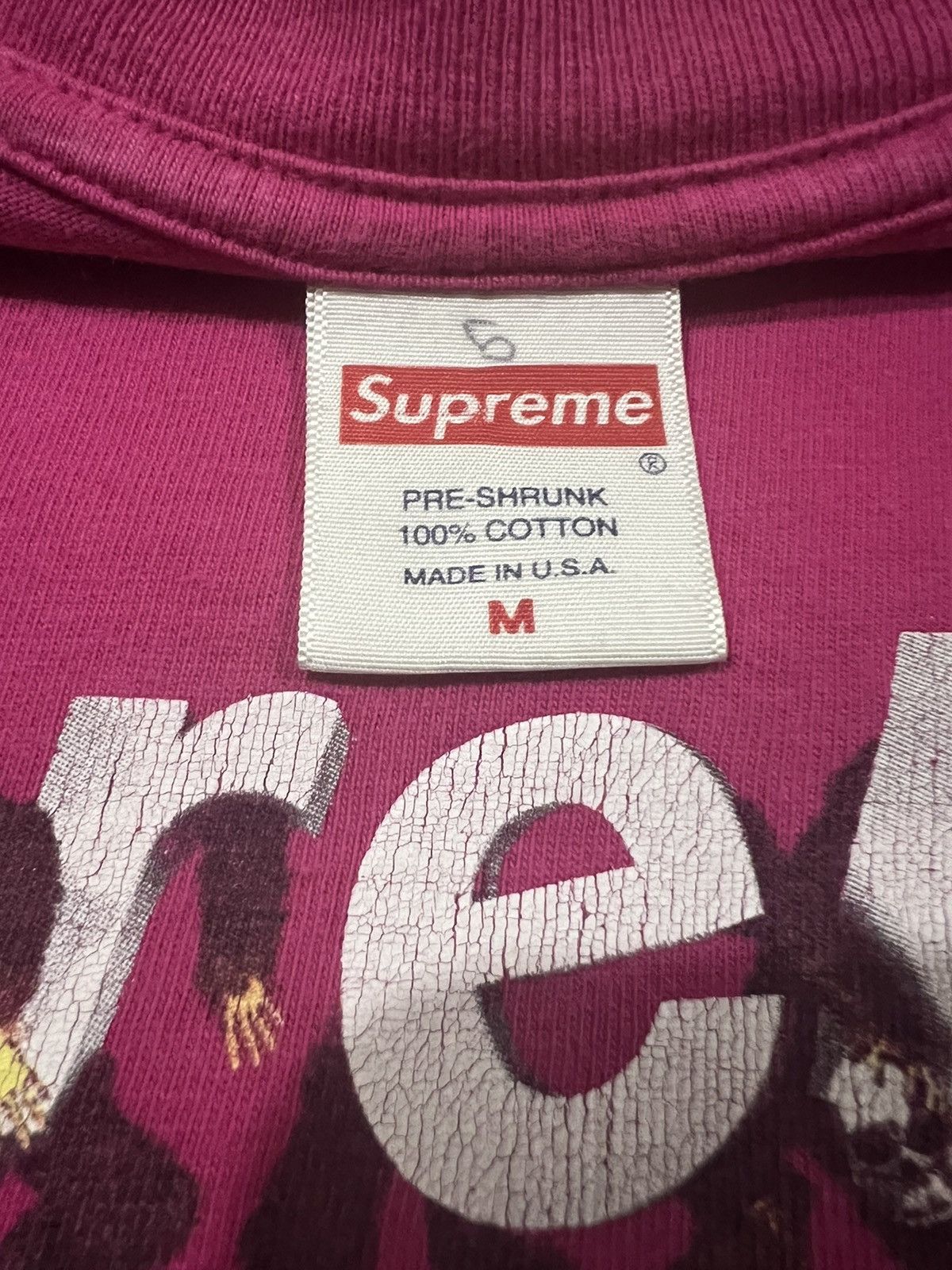 Supreme SS21 Supreme Apes Tees "Pink" Shirt Size US M / EU 48-50 / 2 - 7 Thumbnail