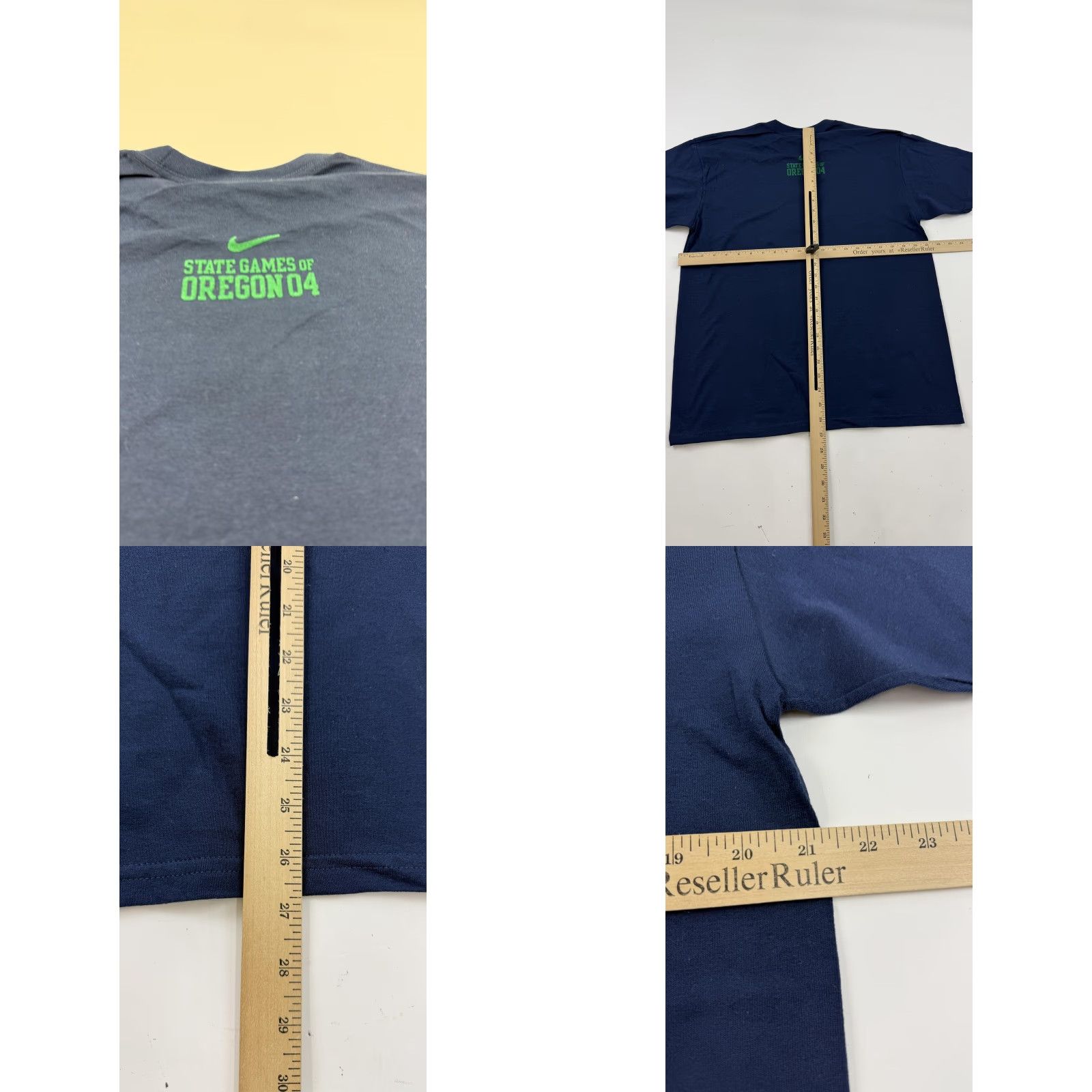 Nike VINTAGE Nike Shirt Men S Navy Blue State Games of Oregon 04 Graphic Tee 2000s Mens Size US S / EU 44-46 / 1 - 8 Thumbnail