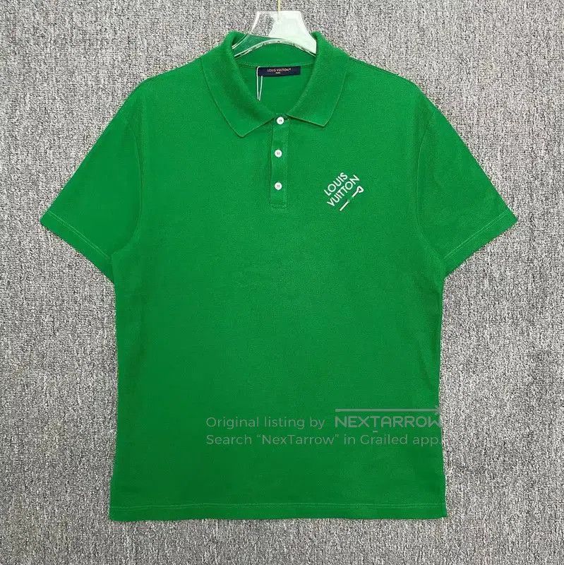 Louis Vuitton Louis Vuitton Green Cotton Men's Polo T-Shirt . Size US M / EU 48-50 / 2 - 1 Thumbnail