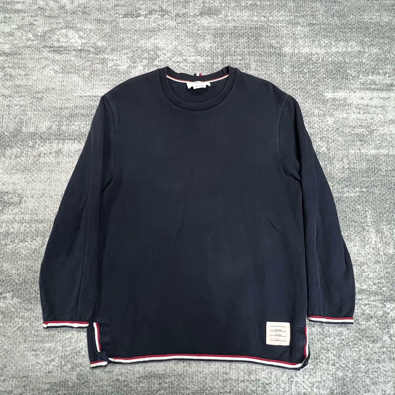 Thom Browne Thom Browne Striped Blue T-Shirt 36.5 Men Size US S / EU 44-46 / 1 - 1 Thumbnail
