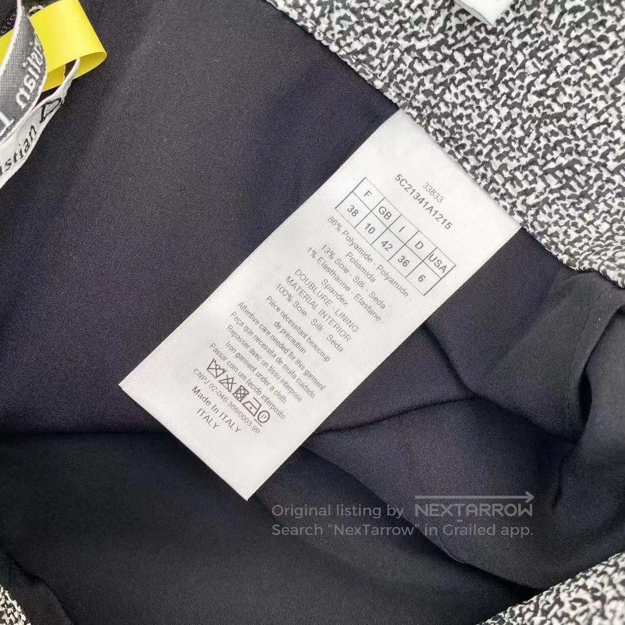 Dior Dior Snowflakes mixed with gray skirts| Size 25" / US 0 / IT 36 - 5 Thumbnail