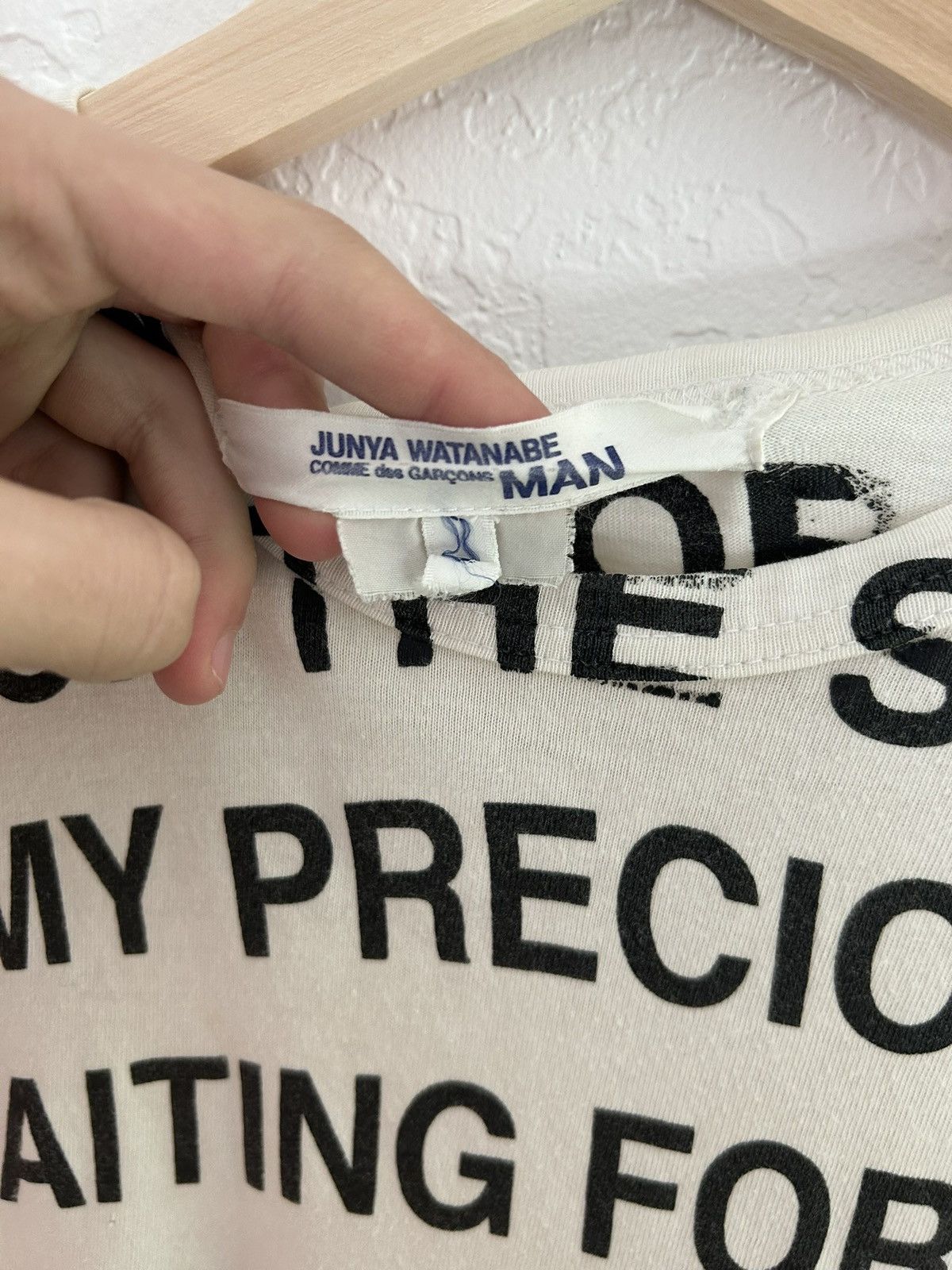 Junya Watanabe Ss02 junya watanabe poem tee Size US S / EU 44-46 / 1 - 3 Thumbnail