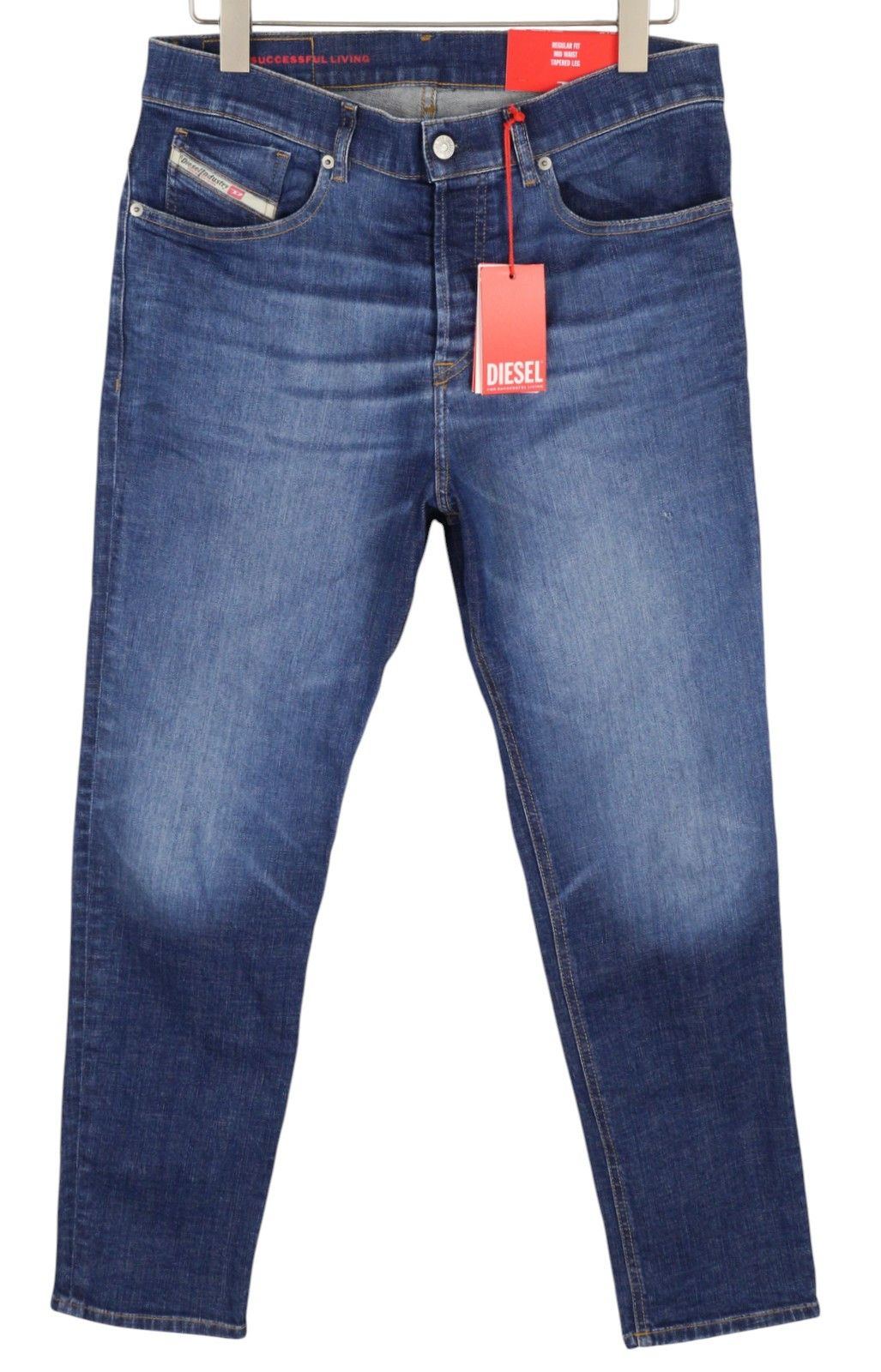 Diesel 2005 D-FINING 09C72 W30/L32 Regular Tapered Jeans 40918 Size US 30 / EU 46 - 2 Thumbnail