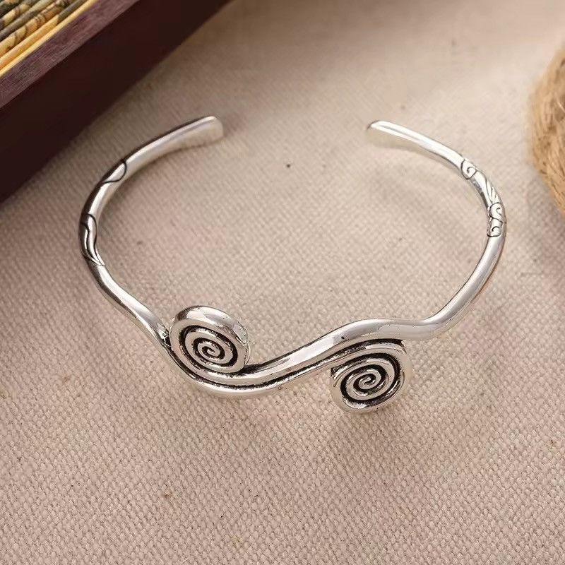 Jewelry Vintage Style Bohemian Ethnic Spirals Bracelet Size ONE SIZE - 5 Thumbnail