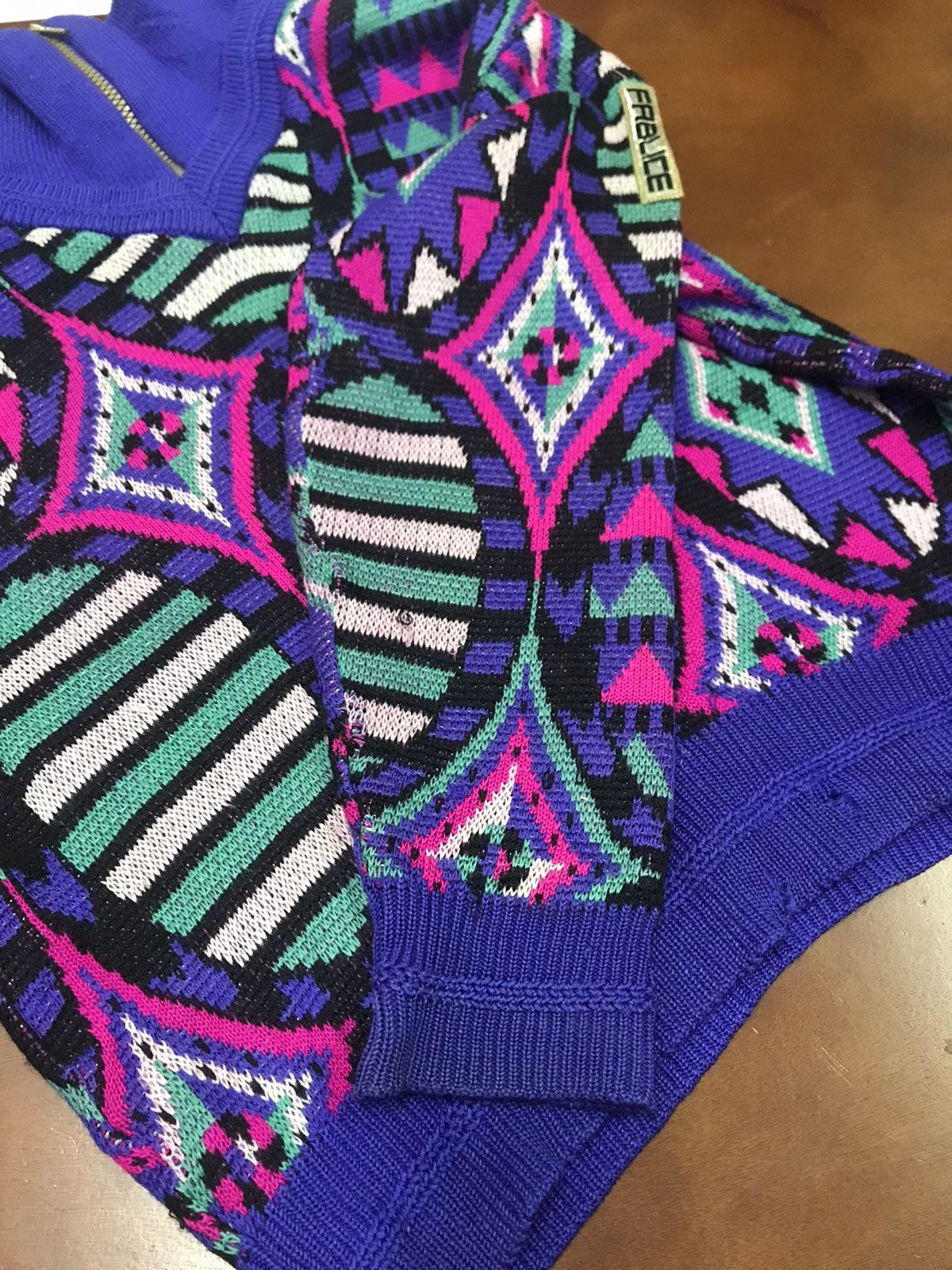 Japanese Brand Vintage Fablice Japan Ski Multicolour Pullover Knitwear Size US M / EU 48-50 / 2 - 5 Thumbnail