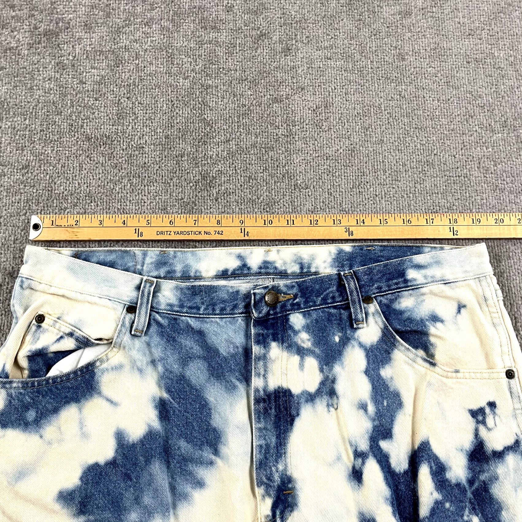 Wrangler WRANGLER Jeans Mens 32x30 Regular Blue Denim 5-Pocket Straight Size US 32 / EU 48 - 5 Thumbnail