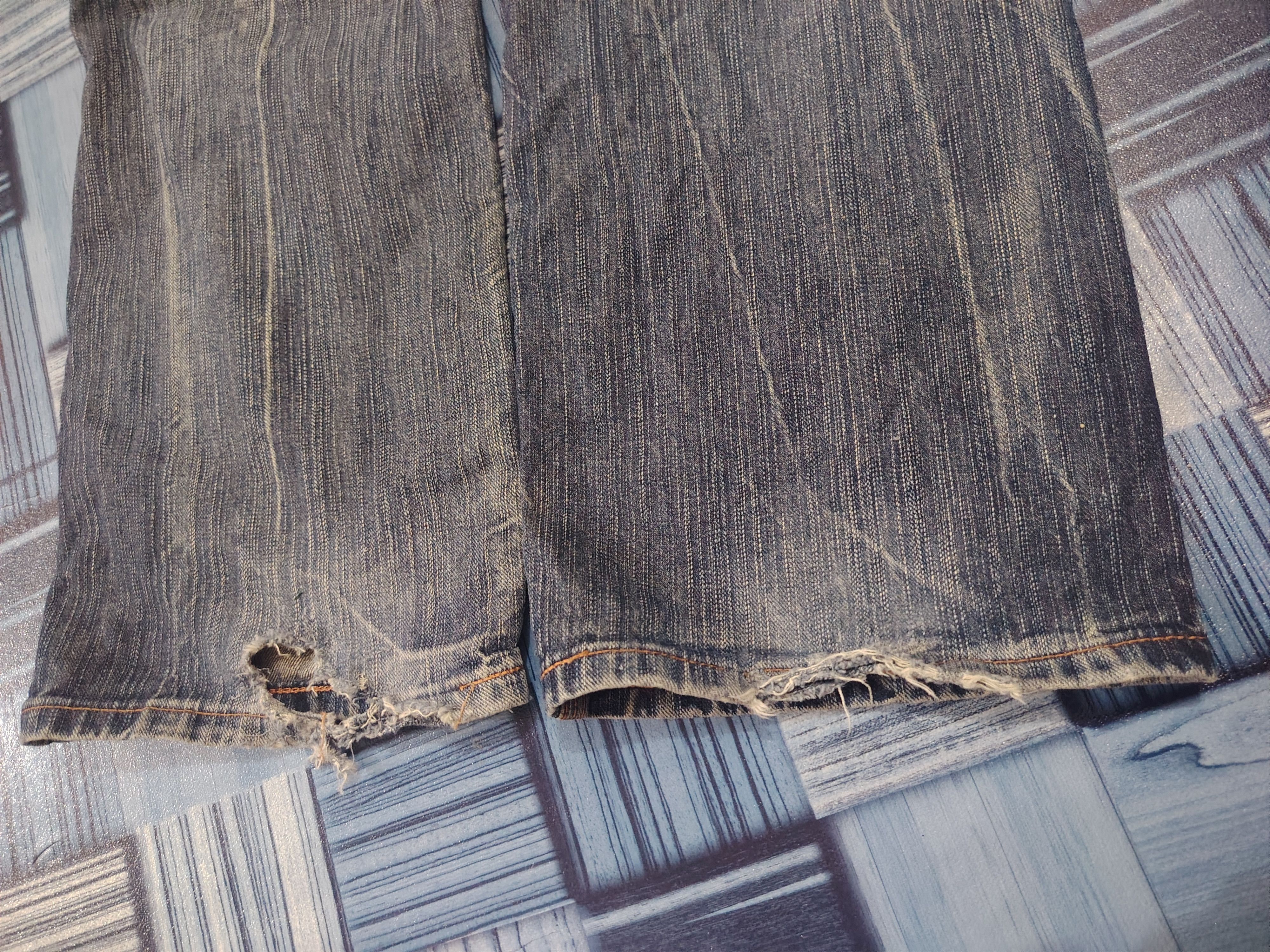 Edwin Edwin Exclusive Vintage Distressed Jeans Orange Stitch Size US 30 / EU 46 - 21 Thumbnail
