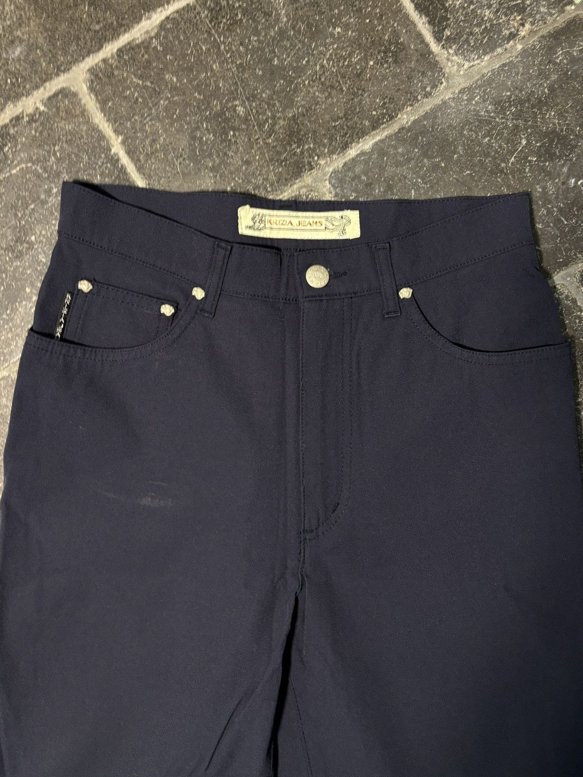 Krizia Vintage Krizia Jeans Skinny Jeans Luster Waxed Tight 26 Size 26" / US 2 / IT 38 - 5 Thumbnail
