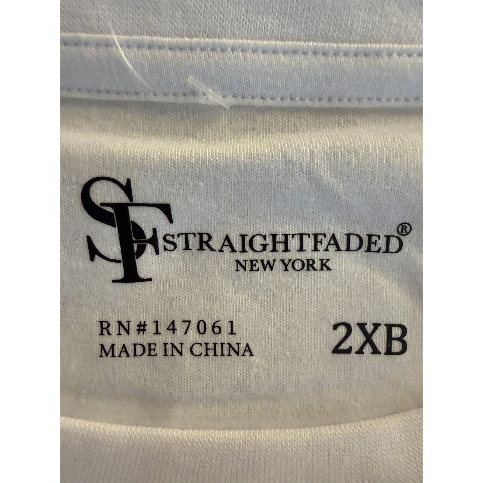The Unbranded Brand straight forward new york Mens 2XB White T Shirt NWT Big Ta Size US XXL / EU 58 / 5 - 5 Thumbnail