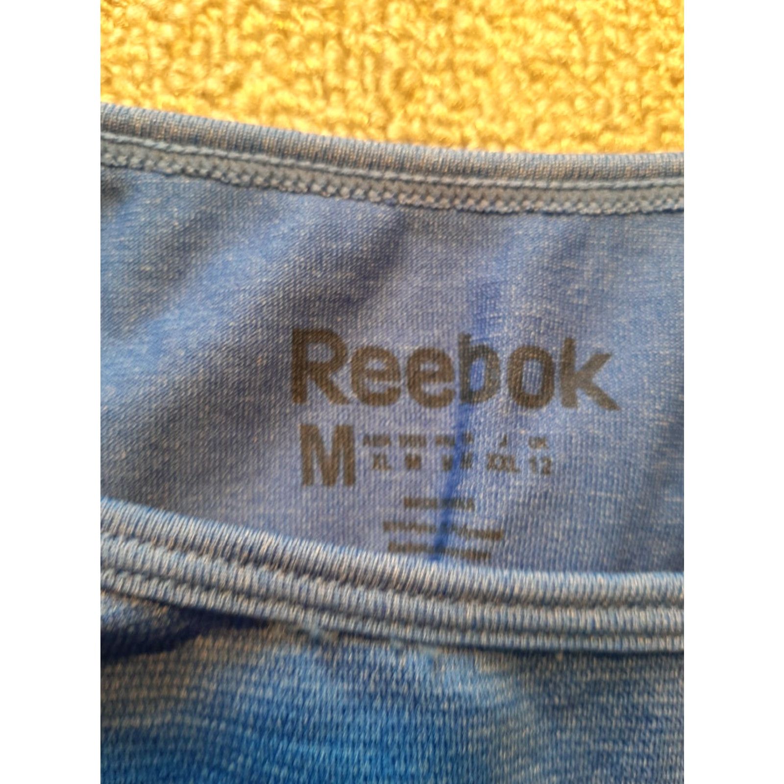 Reebok Reebok Shirt Long Sleeve Adult Blue Medium M Size US M / EU 48-50 / 2 - 2 Thumbnail