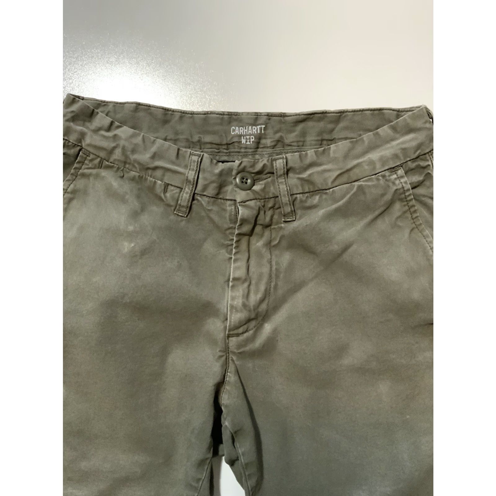 Carhartt Wip Carhartt WIP Work In Progress John Olive Cotton Chino High Cut Shorts Sz. 28 Size US 28 / EU 44 - 7 Thumbnail