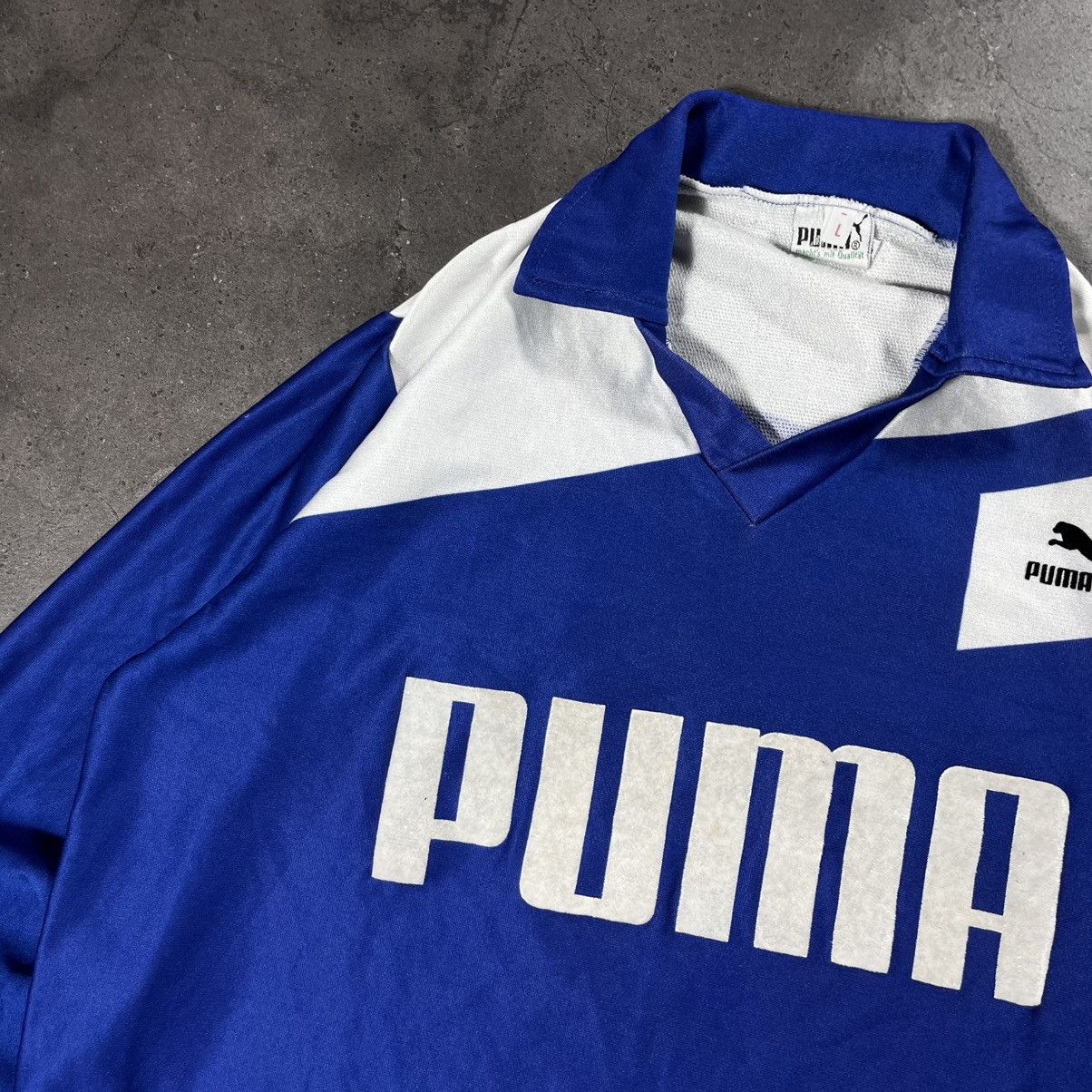 Puma Vintage 90s Puma Template Longsleeve Jersey Tee Blokecore Size US L / EU 52-54 / 3 - 2 Thumbnail