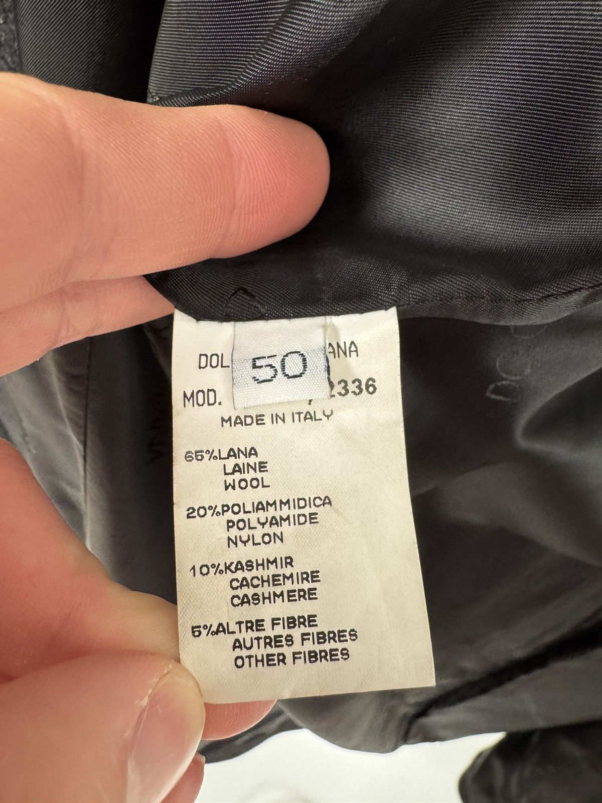 Dolce & Gabbana Dolce& Gabbana Heavy Wool Black Double-Breasted Coat Size US M / EU 48-50 / 2 - 10 Thumbnail