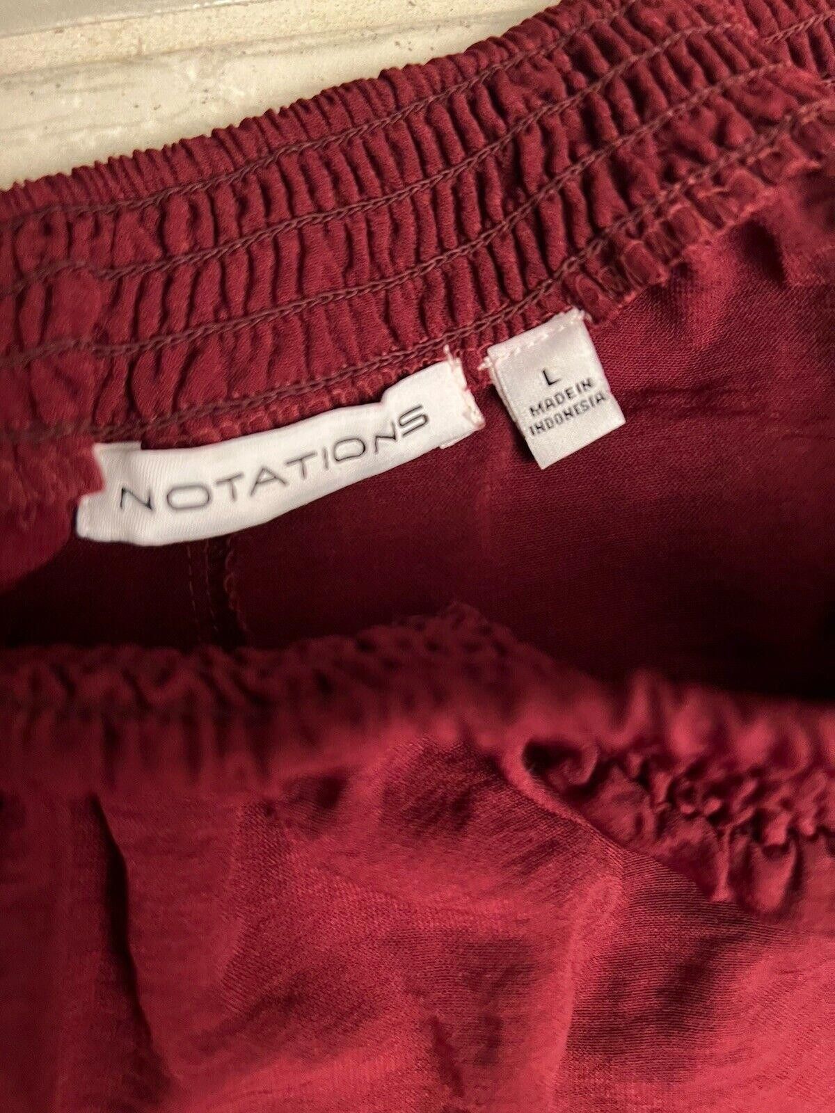Industry of All Nations notations womens blouses large Size L / US 10 / IT 46 - 4 Thumbnail