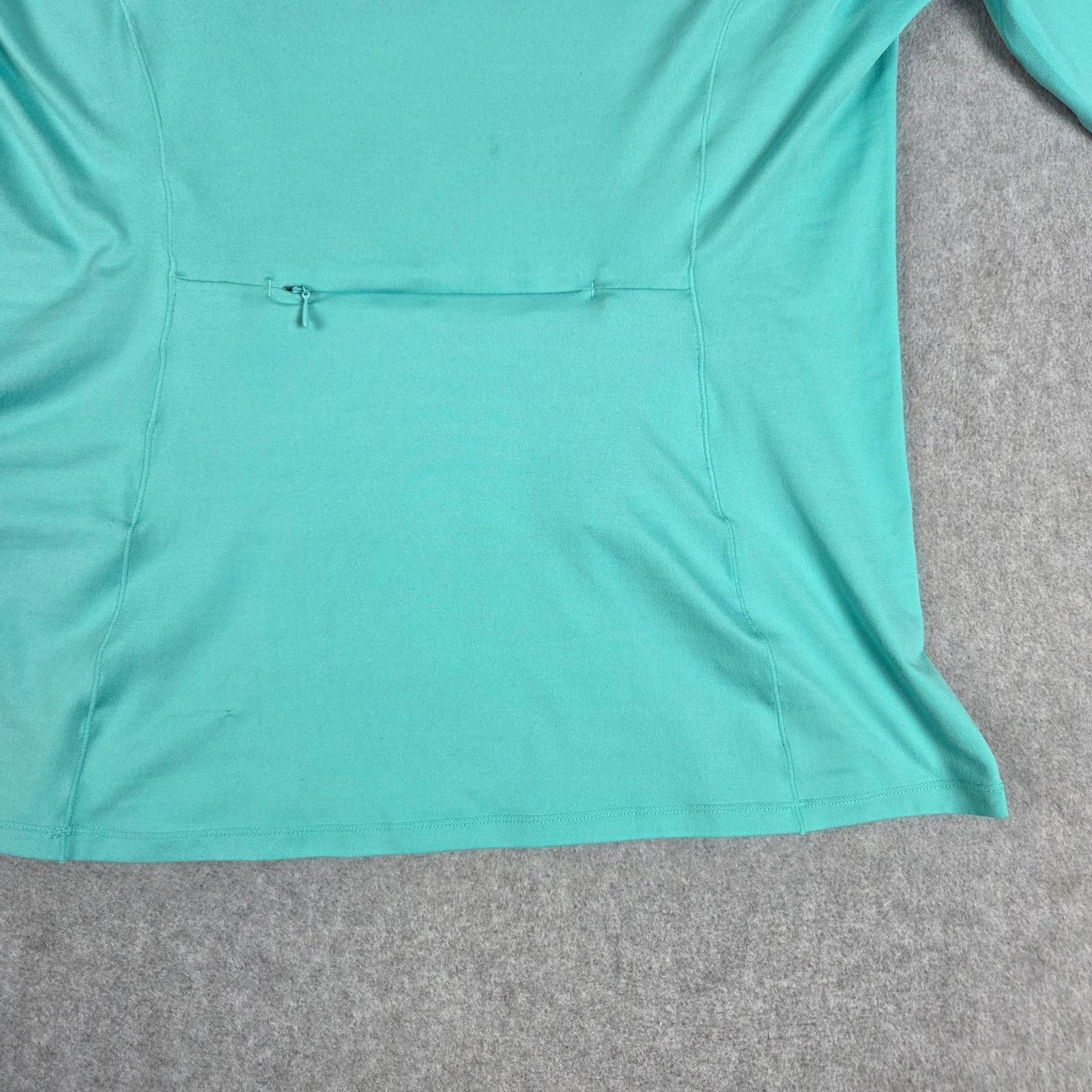 Fabletics Fabletics XL Teal Hoodie Thumbholes, Back and Wrist Pockets Size XL / US 12-14 / IT 48-50 - 11 Thumbnail
