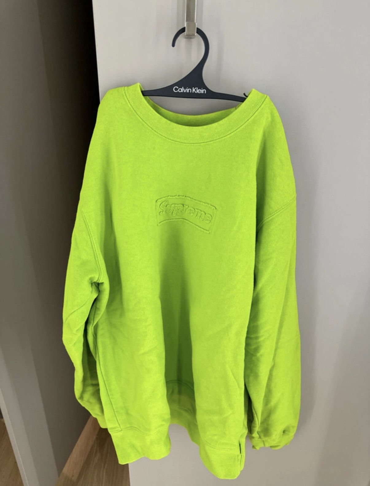 Supreme Supreme cutout box logo crewneck Size US M / EU 48-50 / 2 - 1 Thumbnail