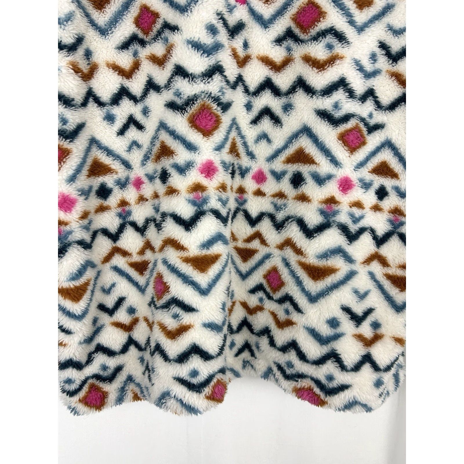 Eddie Bauer VINTAGE Eddie Bauer Quest Plush Teddy Pullover Womens 2XL White Aztec Geometric 1/4 Zip Pullover Hipster" Size XXL / US 16-18 / IT 52-54 - 5 Thumbnail