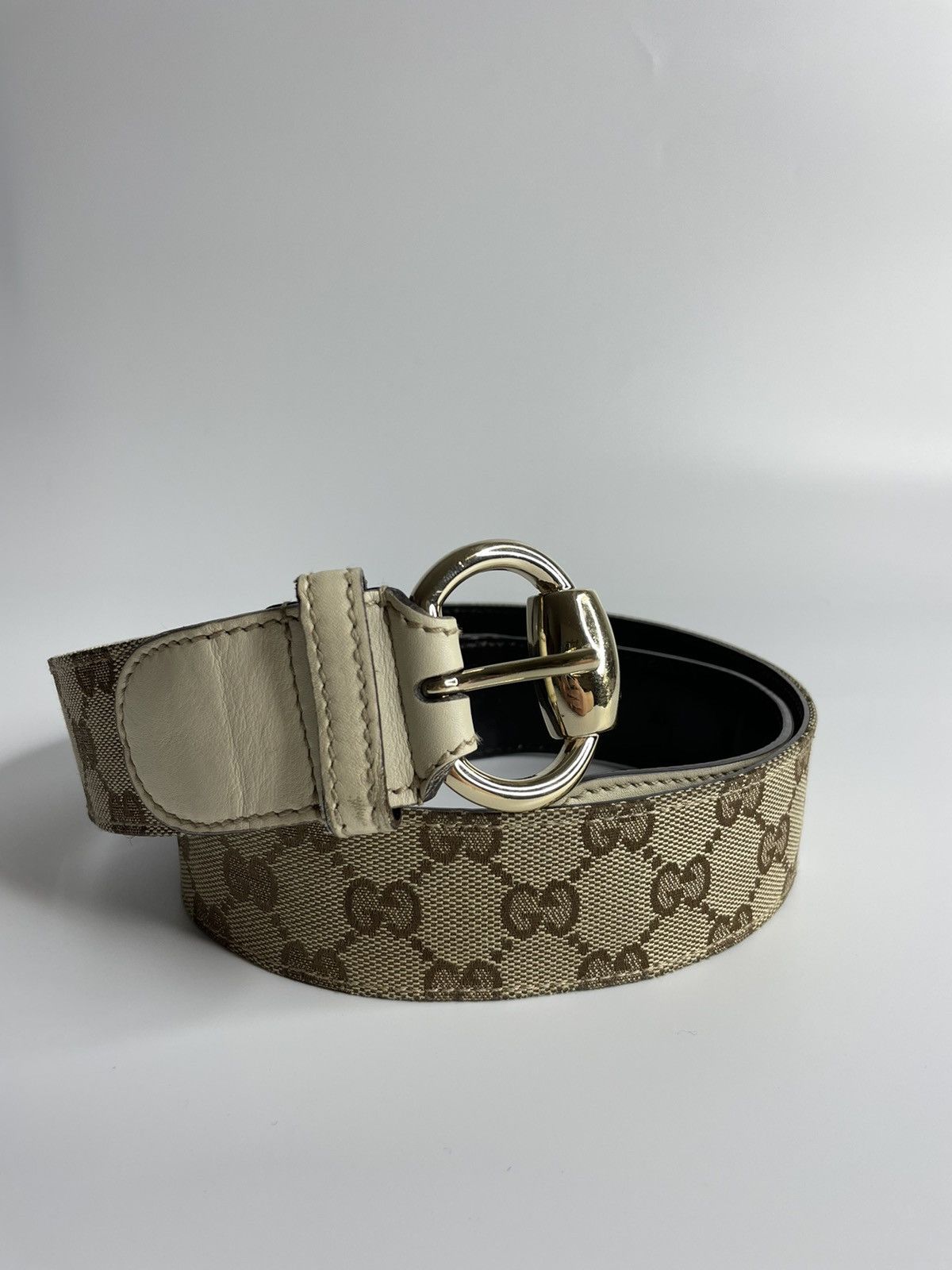 image of Gucci Belt in Beige, Women's
