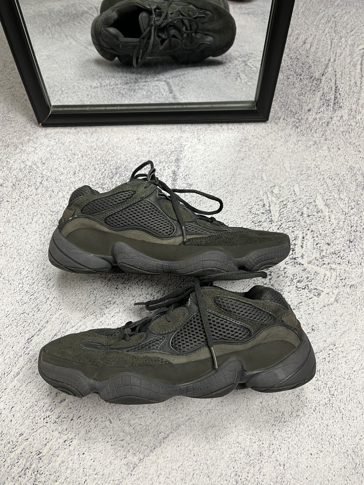 Adidas × Yeezy Adidas Yezzy Boost 500 Utility Black US 8 Size US 8 / EU 41 - 1 Thumbnail