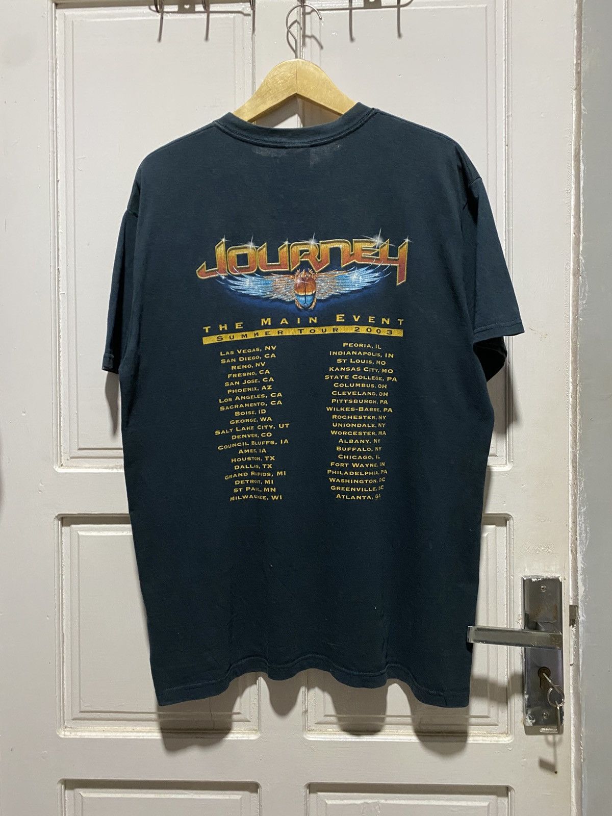 Anvil × Band Tees × Vintage JOURNEY VINTAGE TOUR 2003 Size US L / EU 52-54 / 3 - 2 Thumbnail