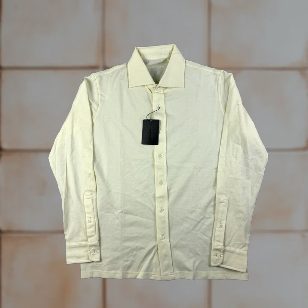 Vintage Spier Mackay Shirt Men S Solid Long Sleeve Button Up Cotton Ivory Classic Size US S / EU 44-46 / 1 - 1 Thumbnail