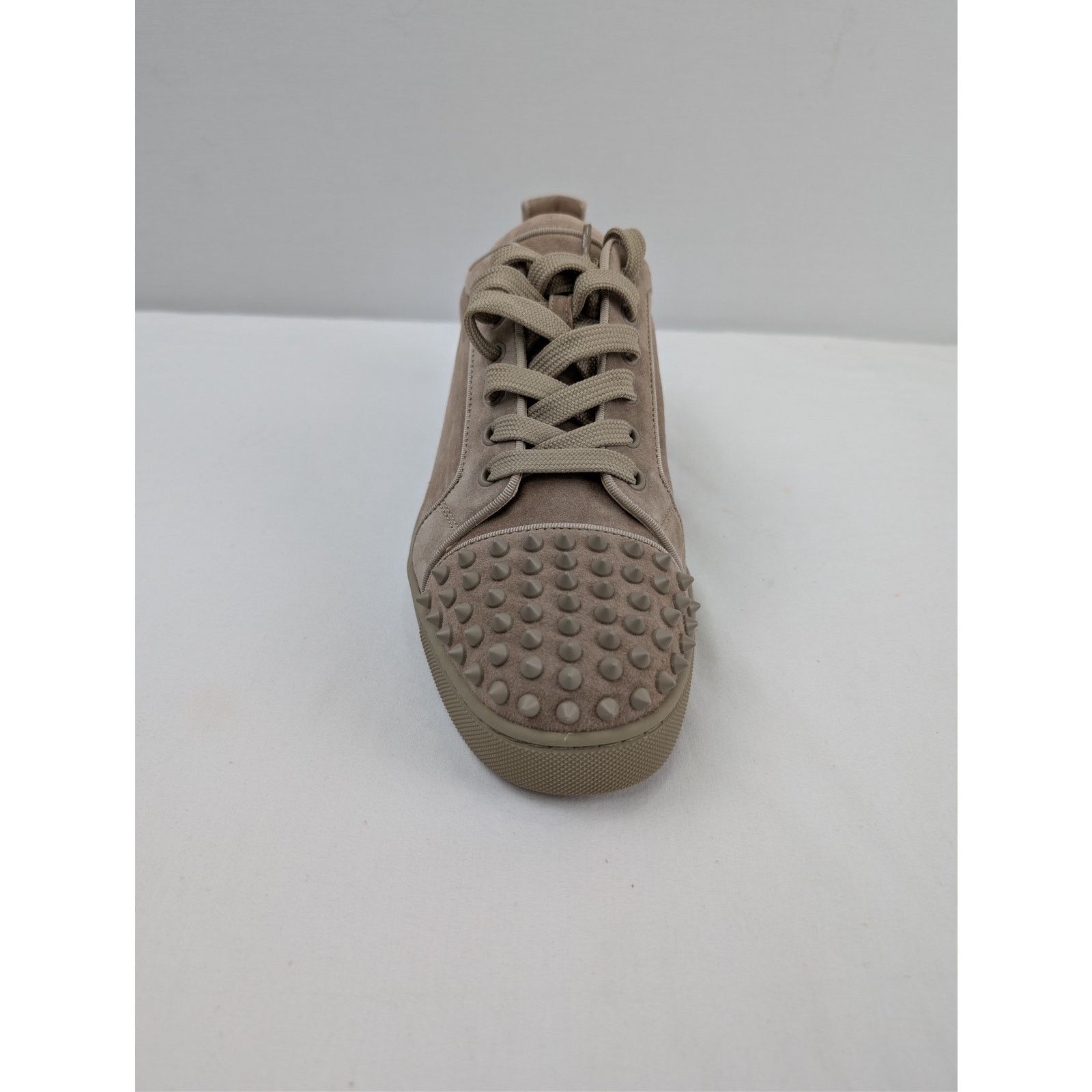 Christian Louboutin o1rshd1 Louis Junior Spikes Orlato Sneakers in Brown Size US 10 / EU 43 - 15 Thumbnail