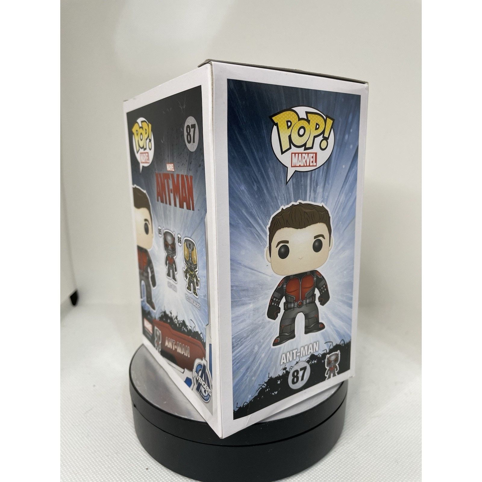 Marvel Comics Funko Pop! Ant-Man (Unmasked) #85 - With Small Ant-Man Size ONE SIZE - 6 Thumbnail