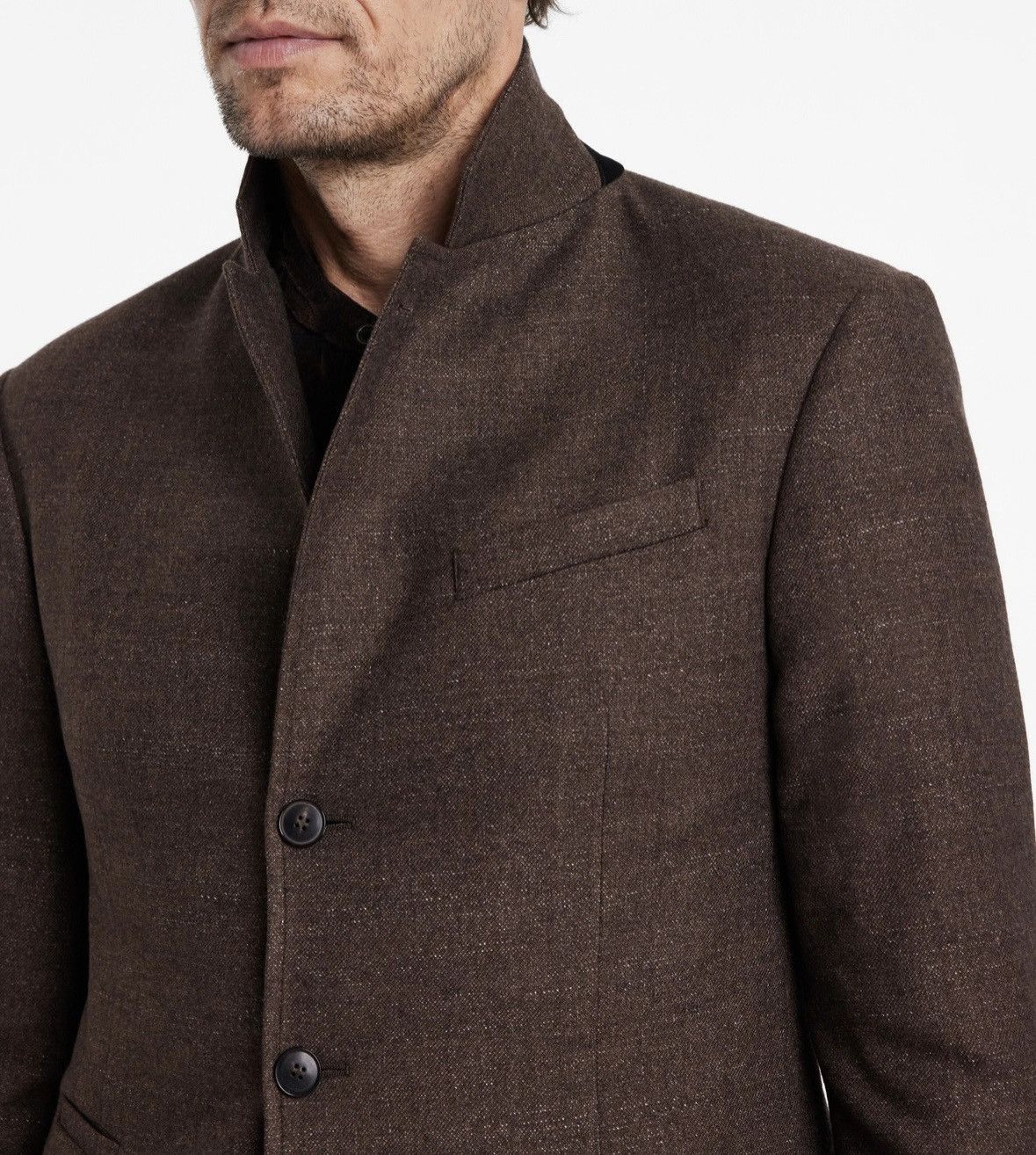 John Varvatos $1298 NWT John Varvatos Rind Jacket Men's Brown 54 EU 44 US Size 44R - 10 Thumbnail